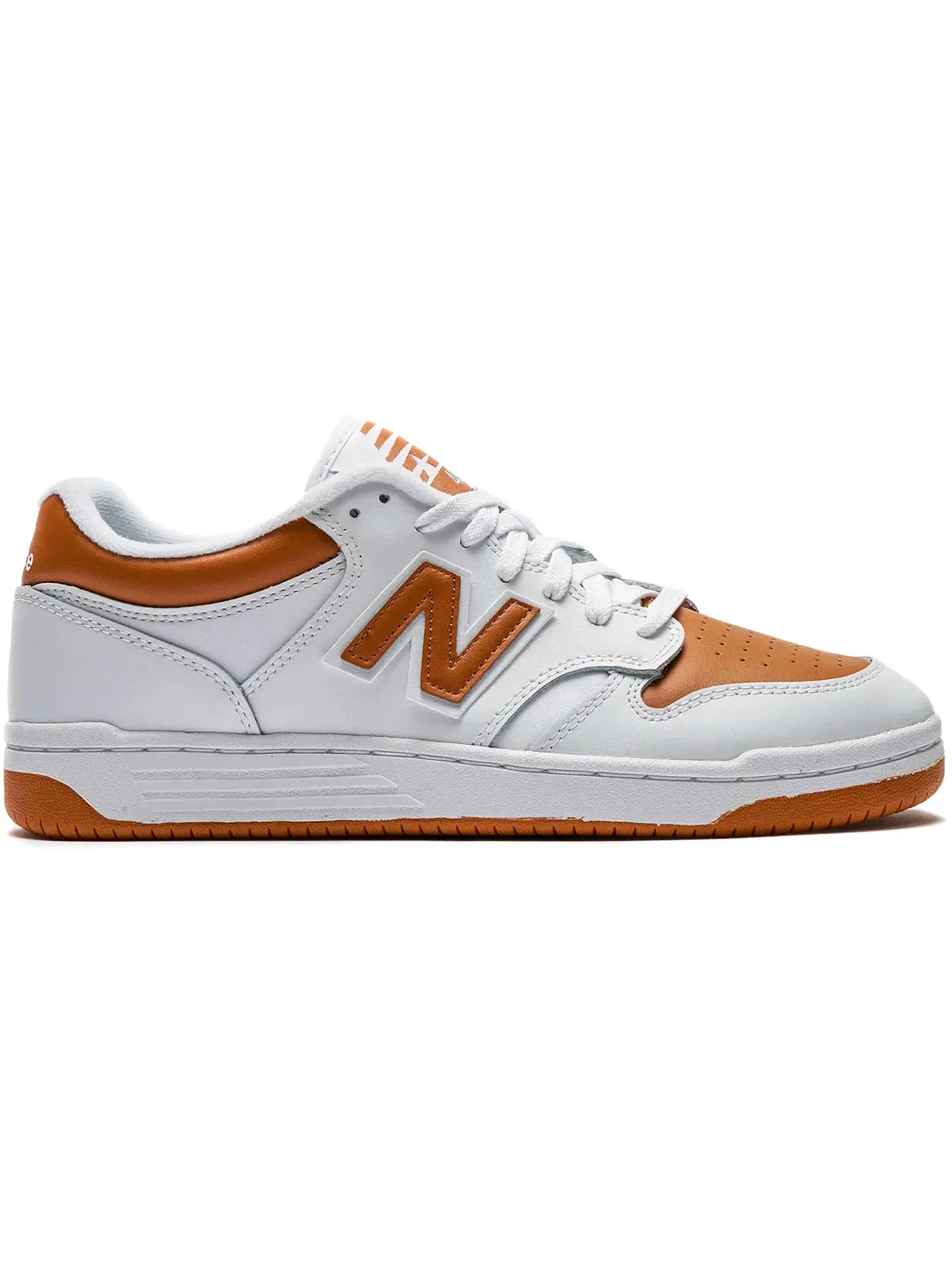 Мужские кроссовки Lifestyle New Balance 480 — изображение 1 из 1, белый/оранжевый