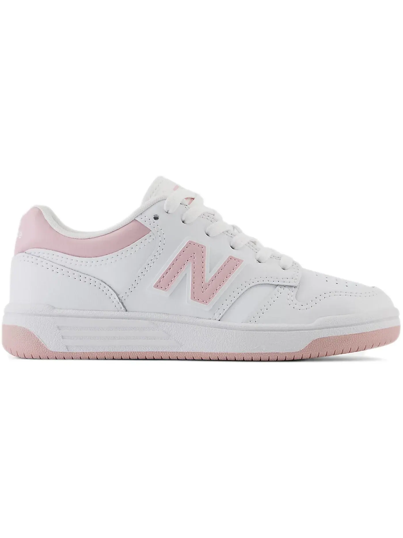 Детские кроссовки Lifestyle New Balance 480 — изображение 1 из 1, белый розовый