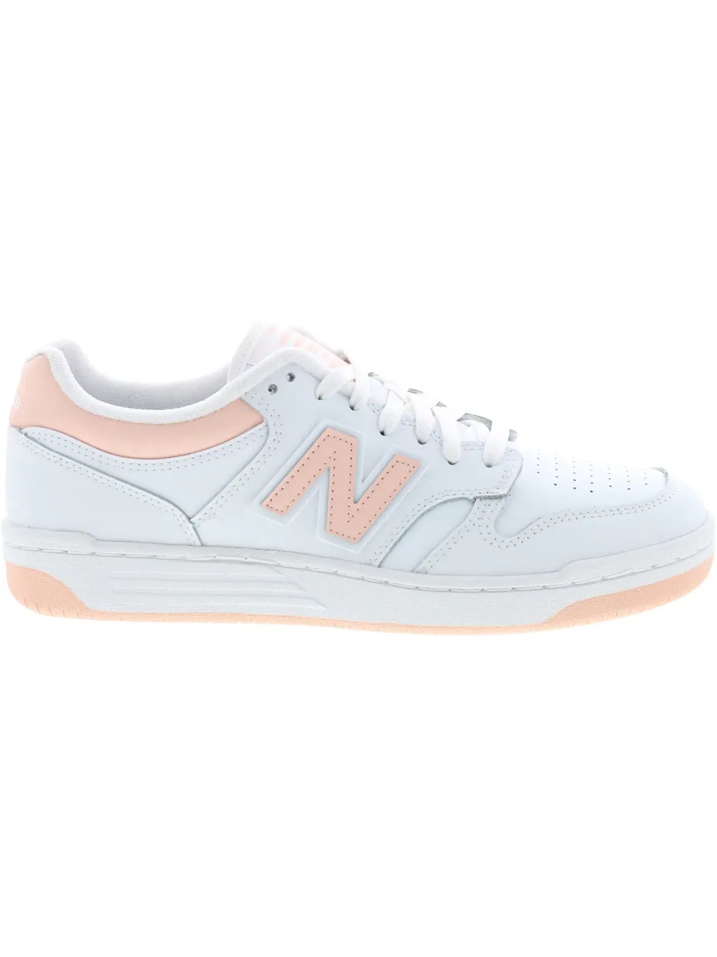 Мужские кроссовки Lifestyle New Balance 480 — изображение 1 из 1, белый/розовый
