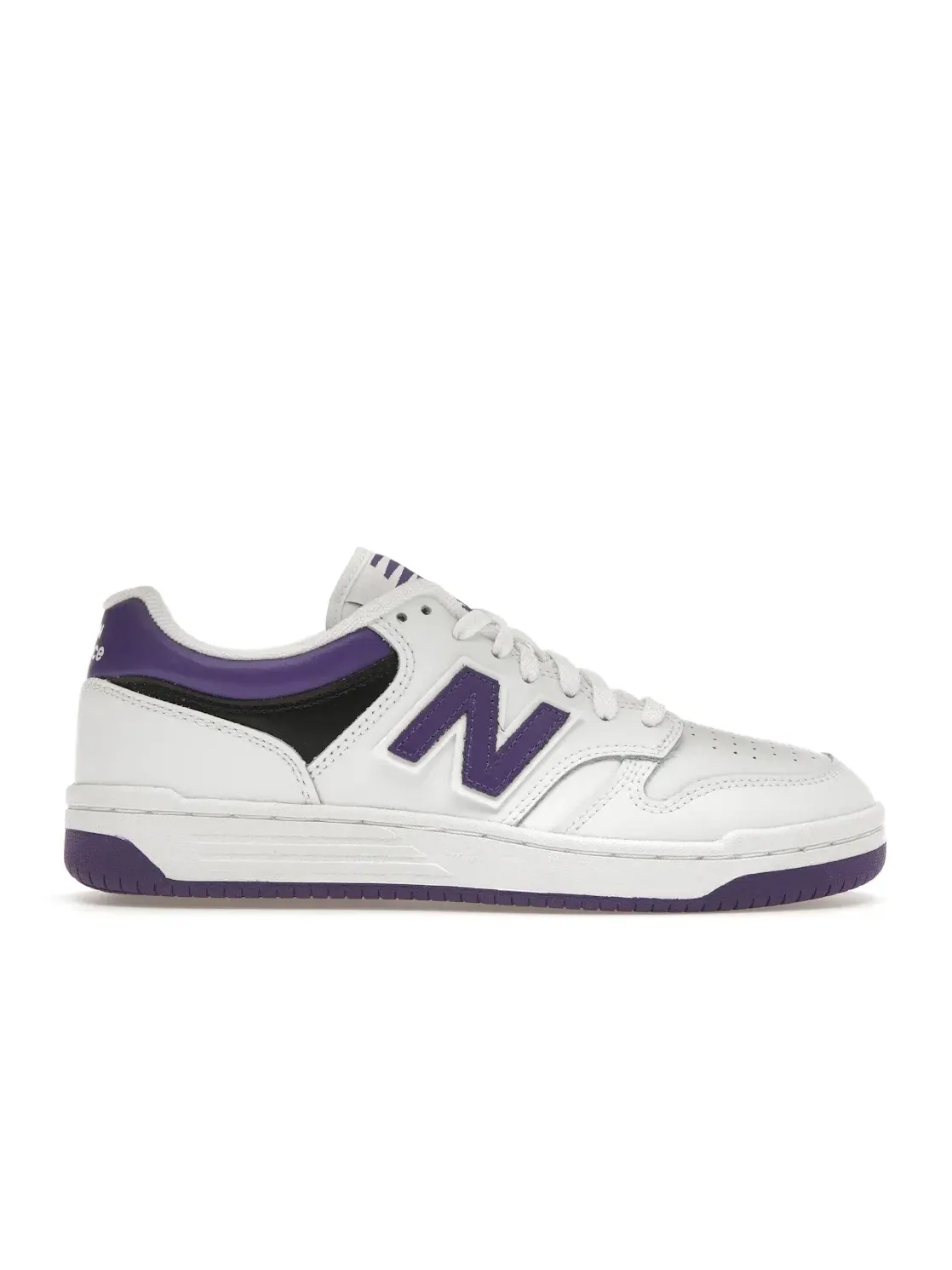 Мужские кроссовки Lifestyle New Balance 480 — изображение 1 из 4, белый/фиолетовый/черный