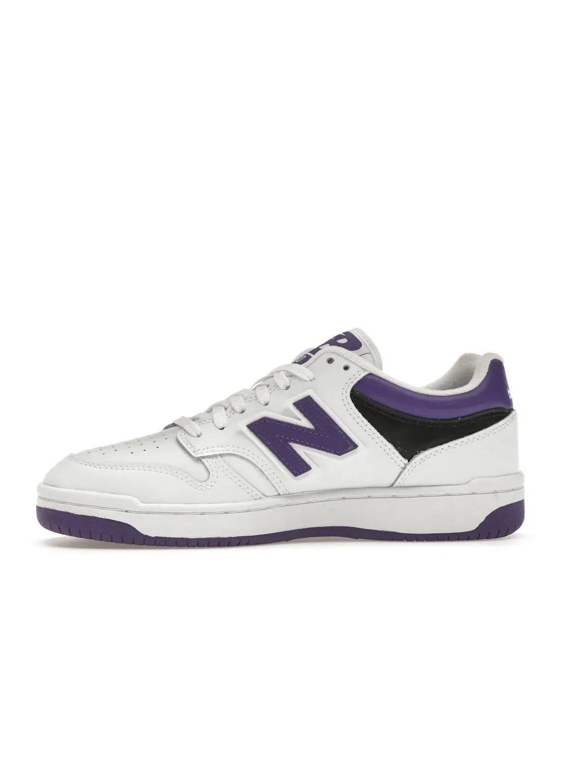 Мужские кроссовки Lifestyle New Balance 480 — изображение 3 из 4, белый/фиолетовый/черный