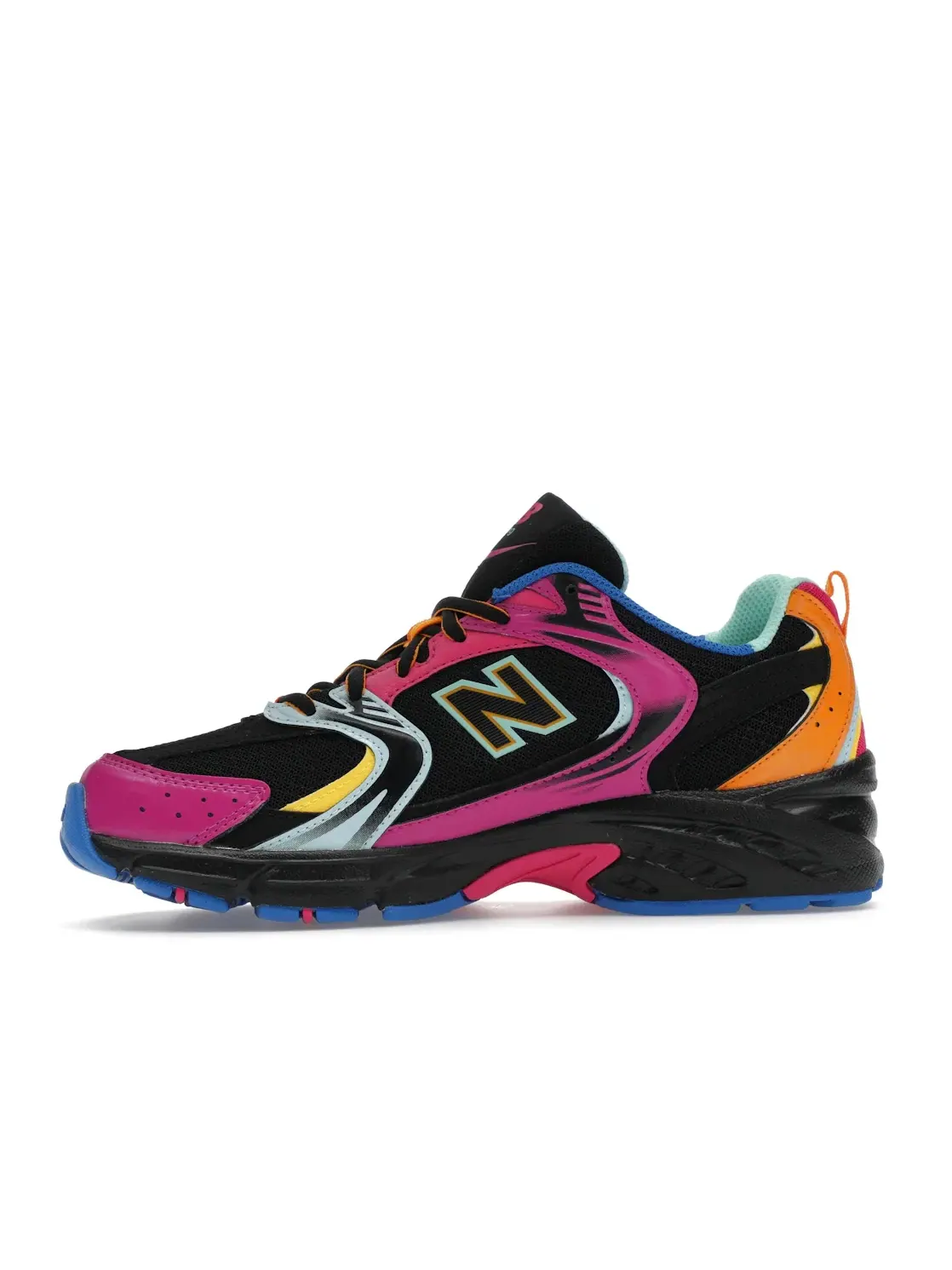 Мужские кроссовки Lifestyle New Balance 530 — изображение 3 из 4, черный/розовый