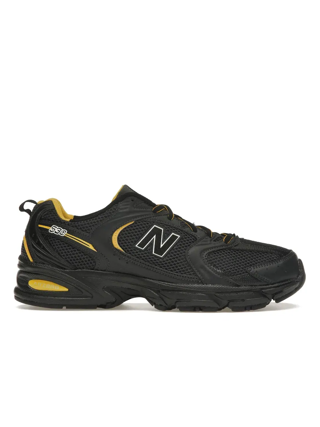 Мужские кроссовки Lifestyle New Balance 530 — изображение 1 из 4, черный/желтый