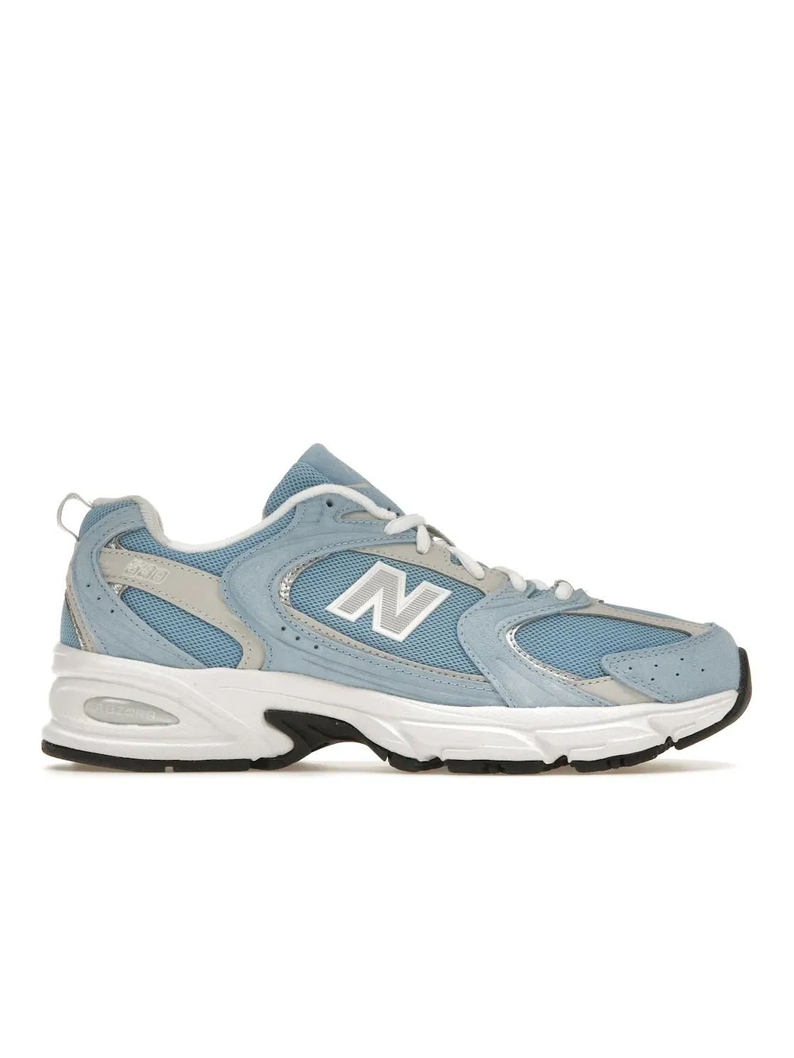 Мужские кроссовки с замшевым верхом New Balance 530 — изображение 1 из 4, синий/белый