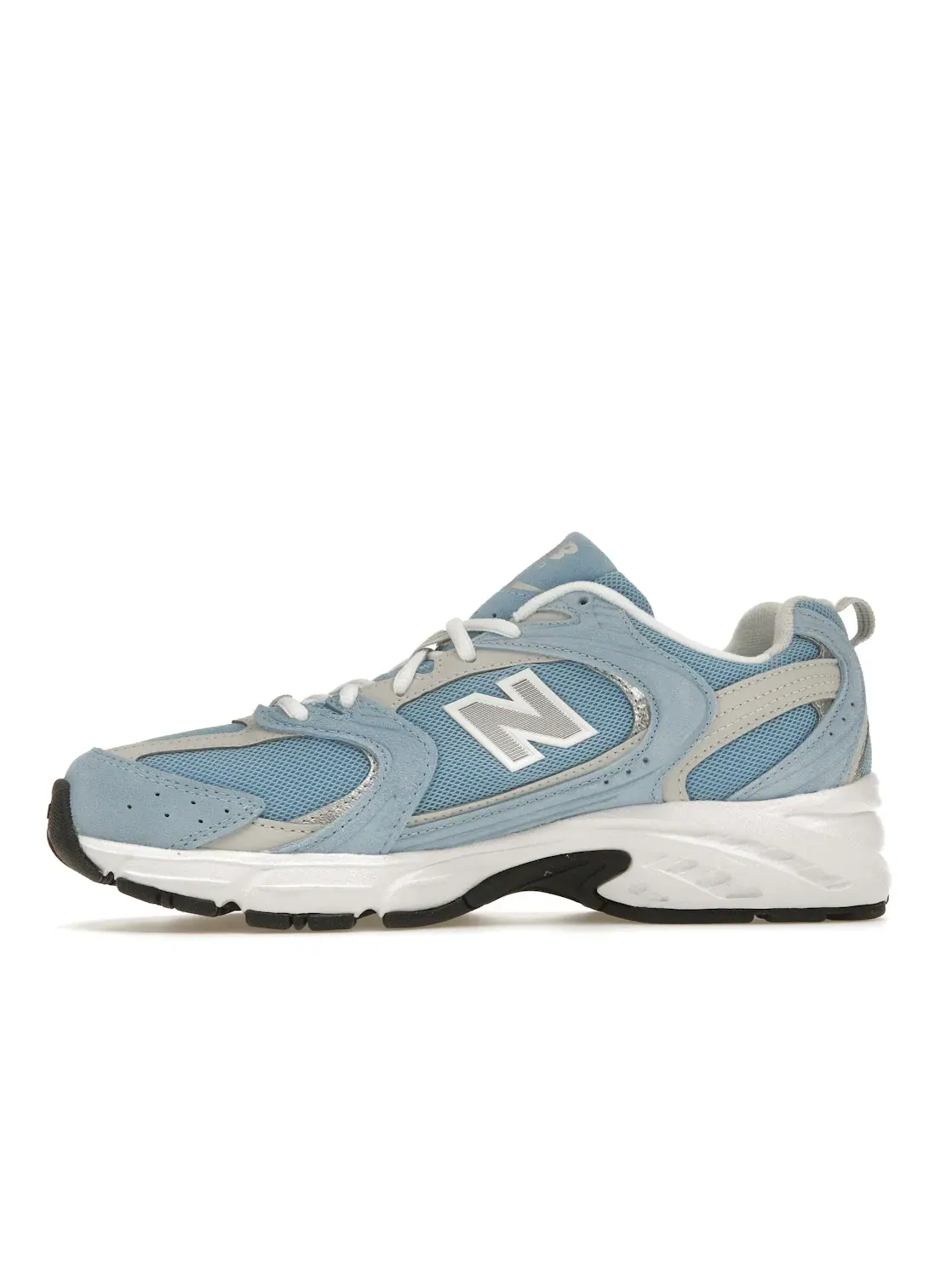 Мужские кроссовки с замшевым верхом New Balance 530 — изображение 3 из 4, синий/белый