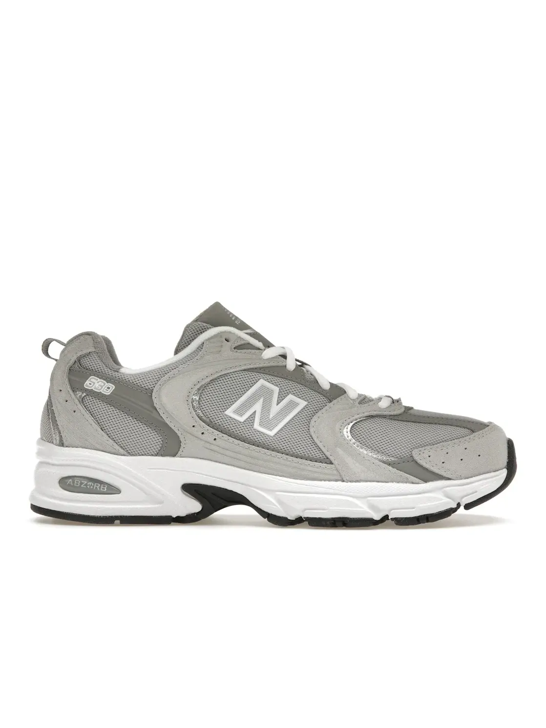 Мужские кроссовки на толстой подошве New Balance 530 — изображение 1 из 4, серый белый