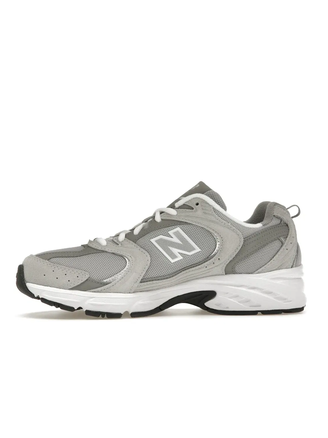 Мужские кроссовки на толстой подошве New Balance 530 — изображение 3 из 4, серый белый