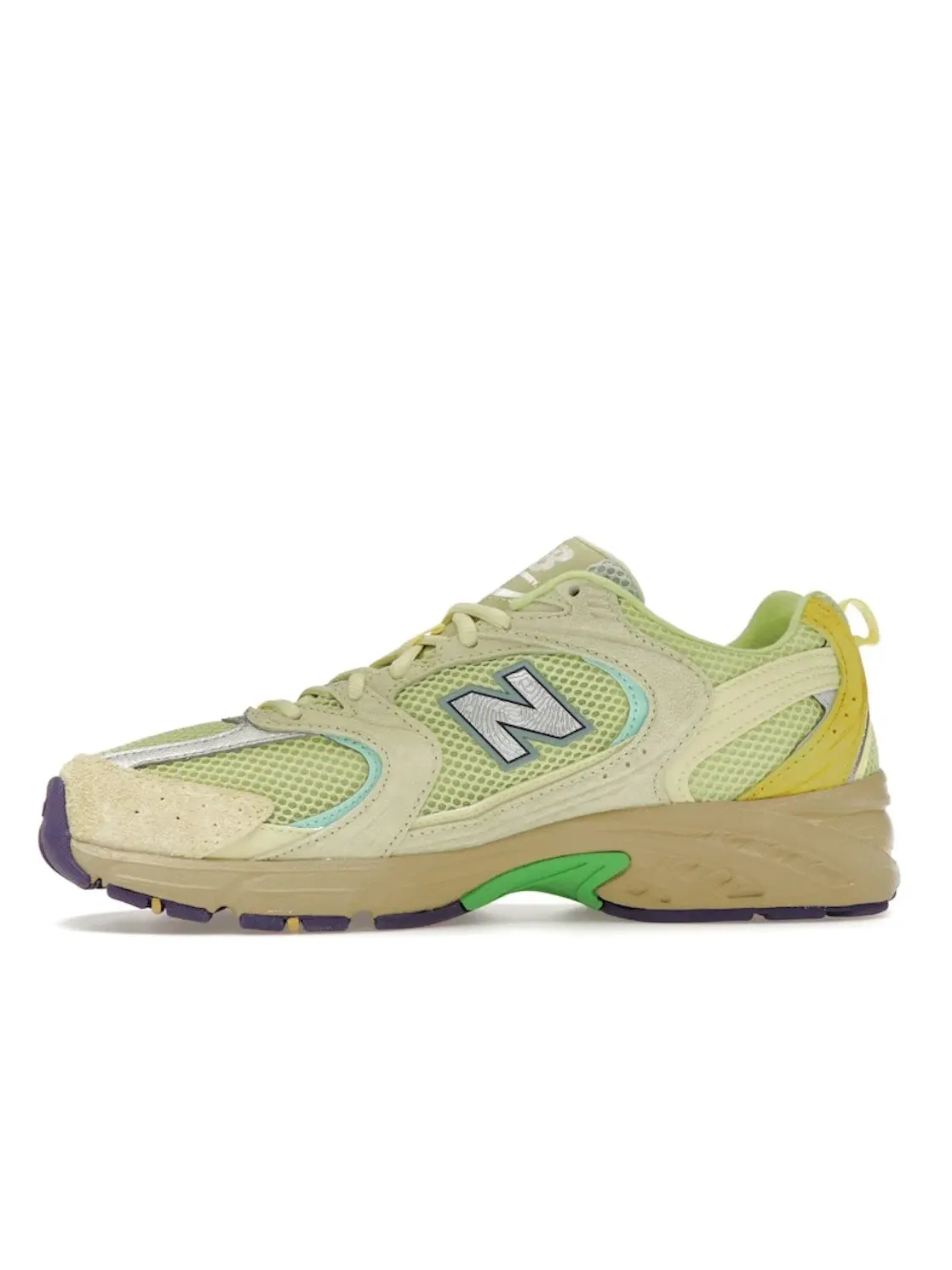 Мужские кроссовки с коллаборацией Salehe Bembury New Balance 530 — изображение 3 из 4, желтый/зеленый