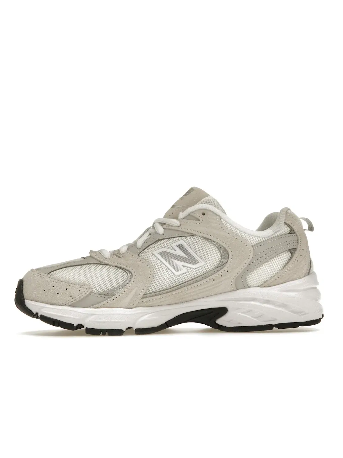 Мужские кроссовки с замшей и сеткой New Balance 530 — изображение 3 из 4, серый/белый