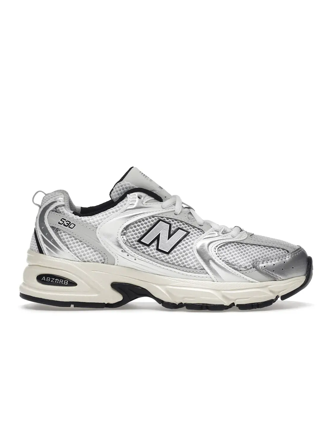 Мужские кроссовки Lifestyle New Balance 530 — изображение 1 из 4, серебристый/кремовый