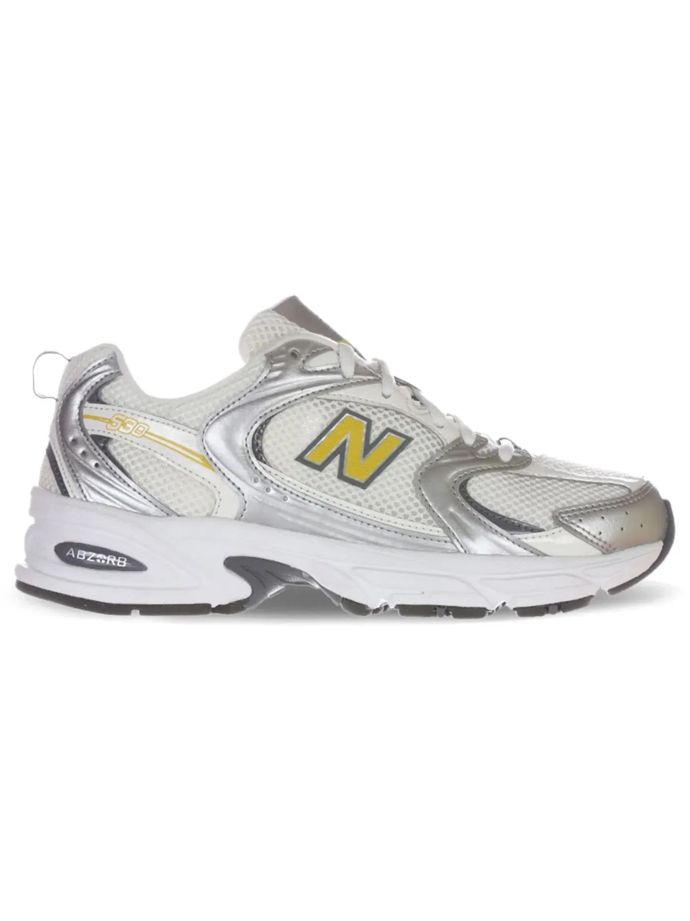 Мужские кроссовки Lifestyle New Balance 530 — изображение 1 из 1, серебристый желтый