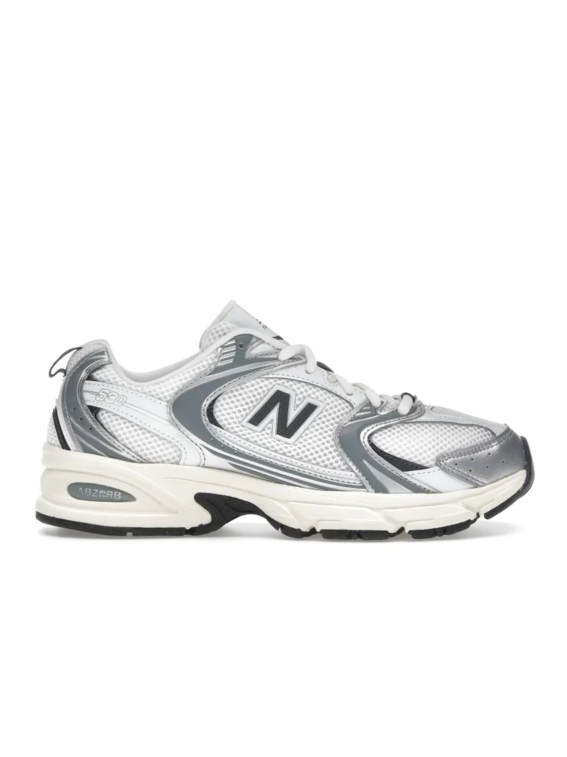 Мужские кроссовки Lifestyle с серебристыми вставками New Balance 530 — изображение 1 из 4