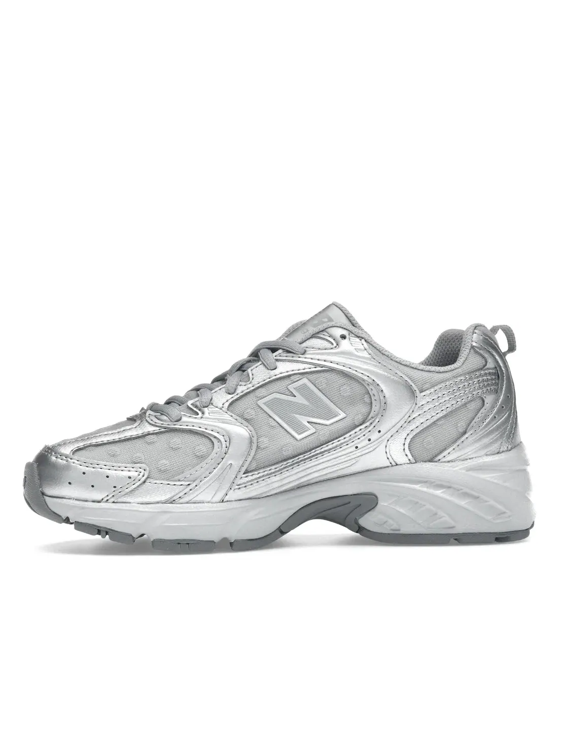 Мужские кроссовки с принтом New Balance 530 — изображение 3 из 4, серебристый металлик