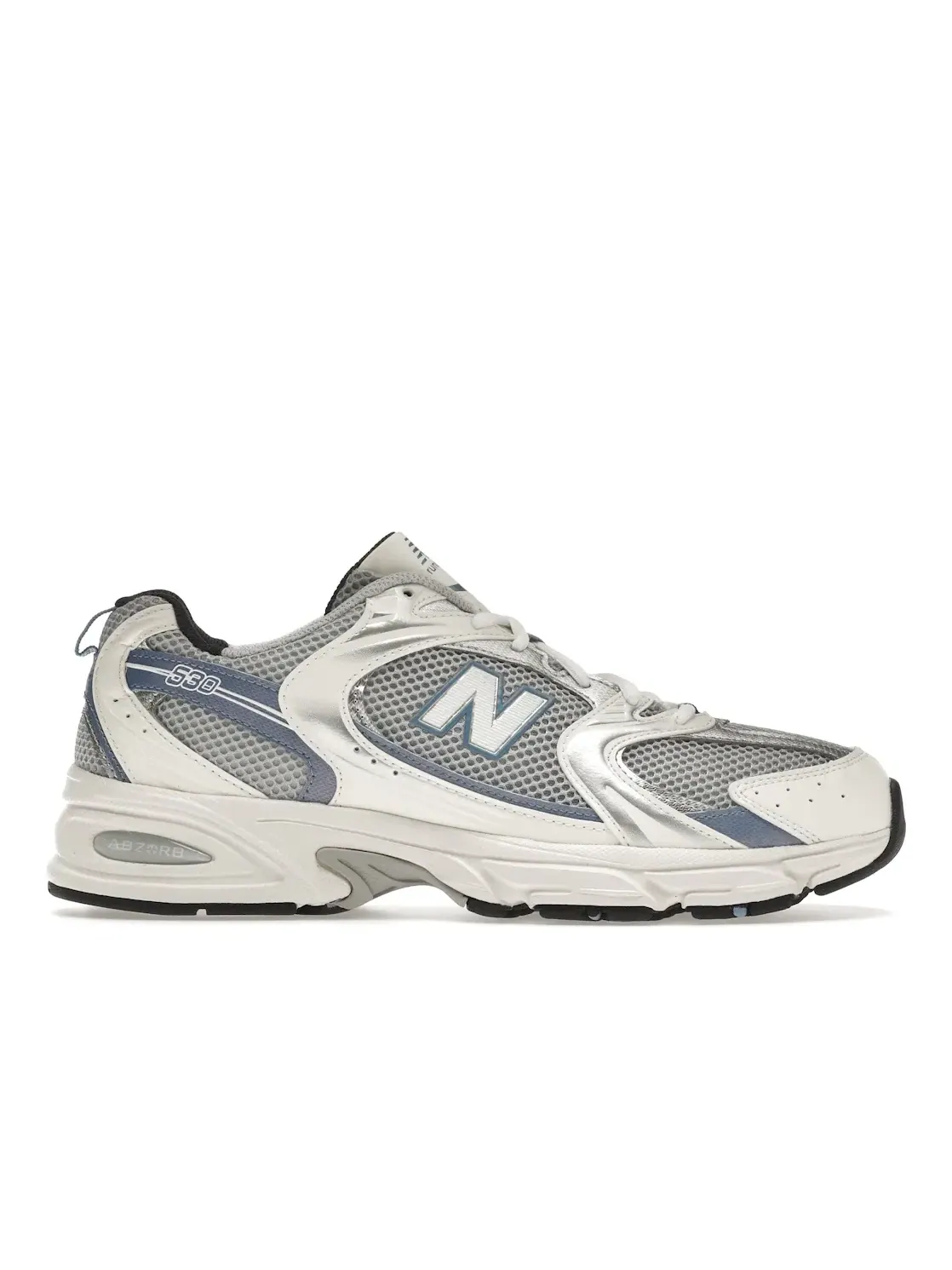 Мужские кроссовки с сеткой и кожей New Balance 530 — изображение 1 из 4, синий/серый/белый/синий