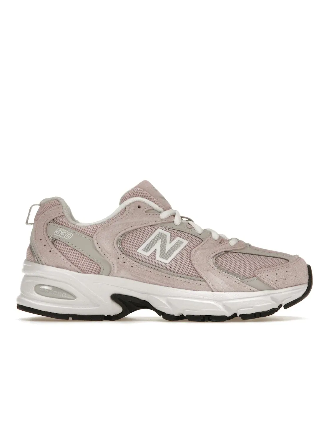 Мужские кроссовки с технологией ABZORB New Balance 530 — изображение 1 из 4, розовый/белый