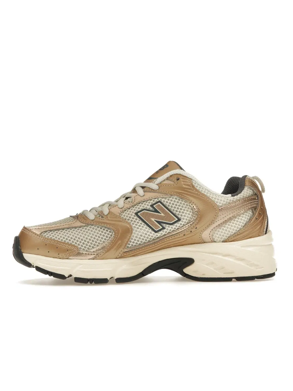 Мужские кроссовки Lifestyle с металлическим акцентом New Balance 530 — изображение 3 из 4, золотистый металлик