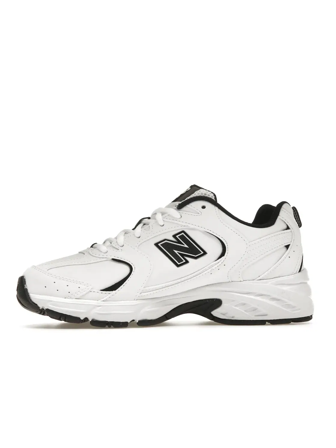 Мужские кроссовки с технологией ABZORB New Balance 530 — изображение 3 из 4, белый/черный