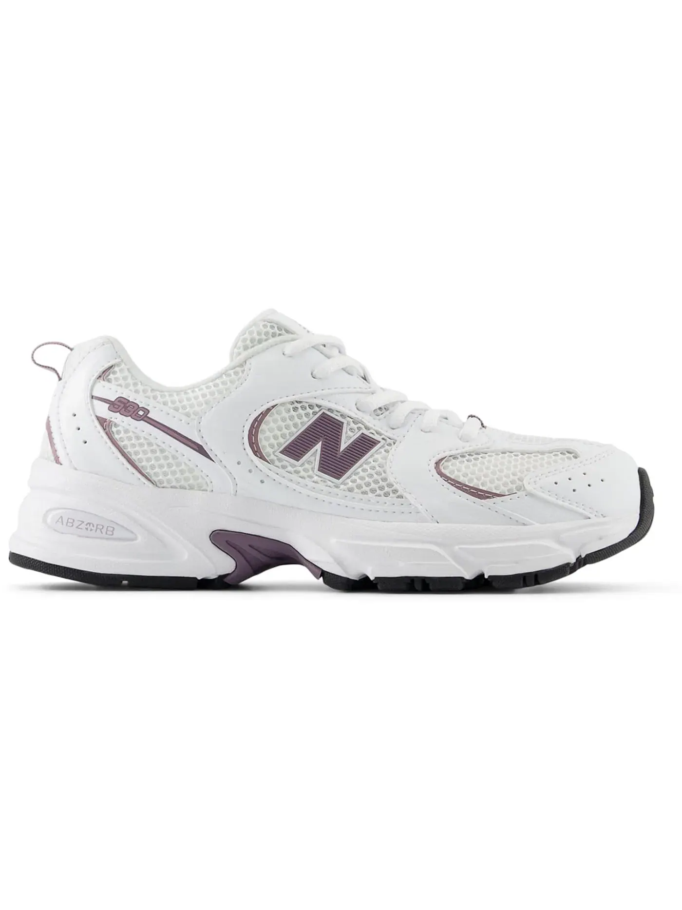 Детские кроссовки Lifestyle New Balance 530 — изображение 1 из 1, белый/темный винный