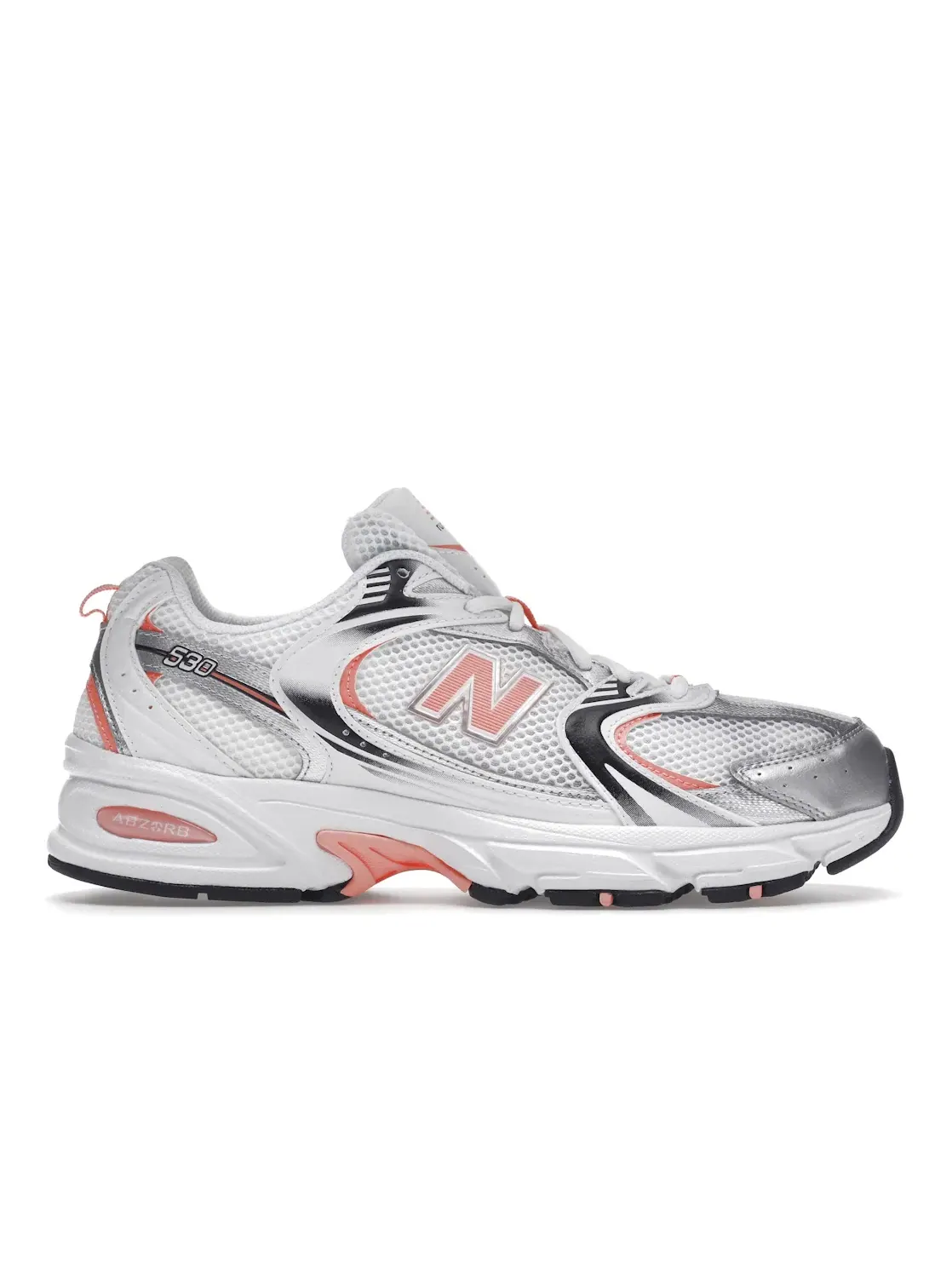 Мужские кроссовки Lifestyle New Balance 530 — изображение 1 из 3, белый/розовый