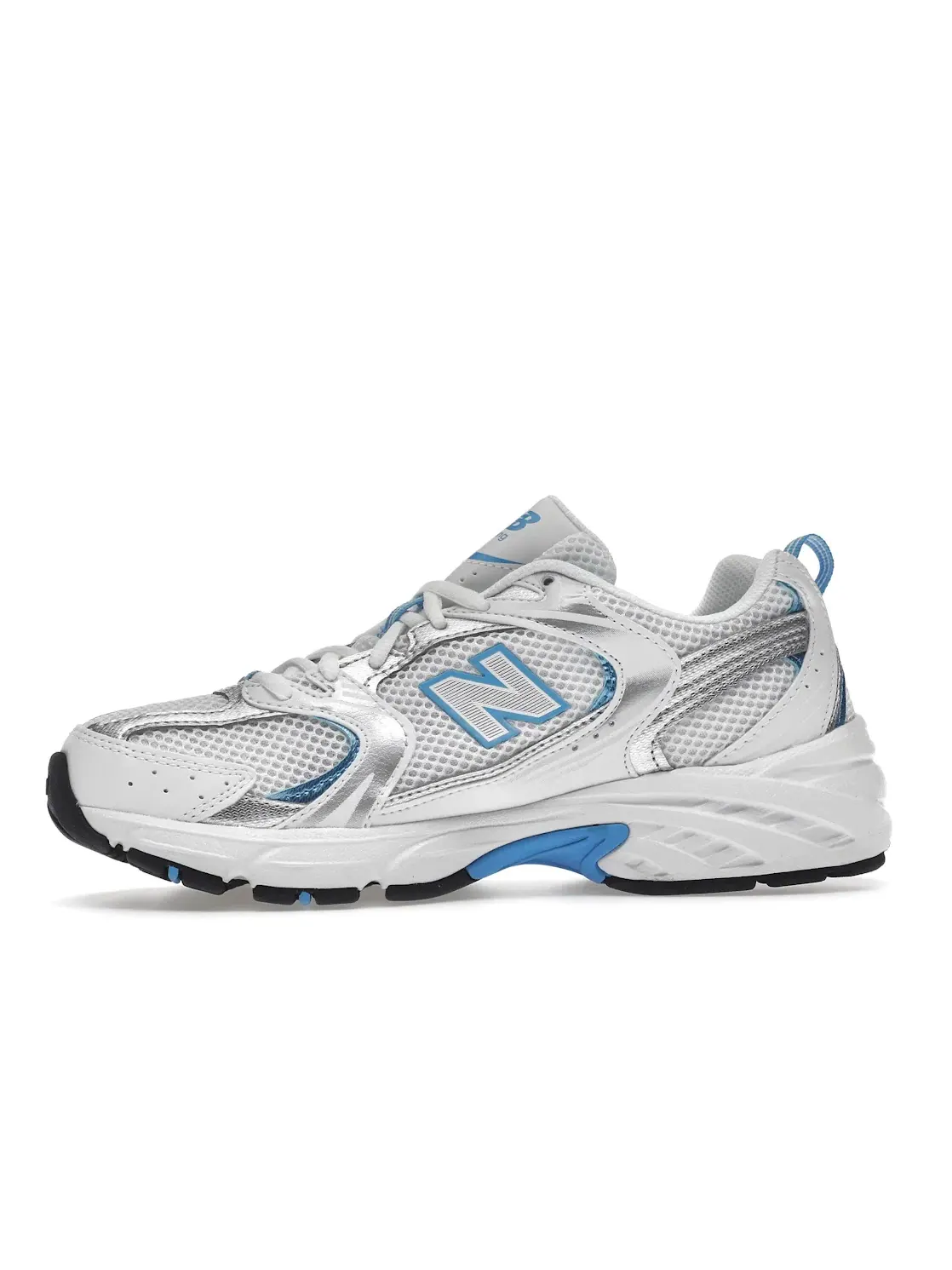 Мужские кроссовки с сетчатым верхом New Balance 530 — изображение 3 из 4, белый/синий