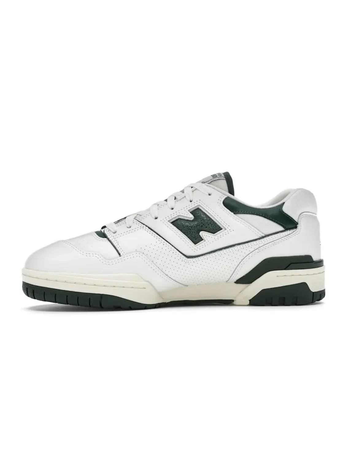 Мужские кроссовки Lifestyle с перфорированной кожей New Balance 550 Aime Leon Dore — изображение 3 из 4, белый зеленый