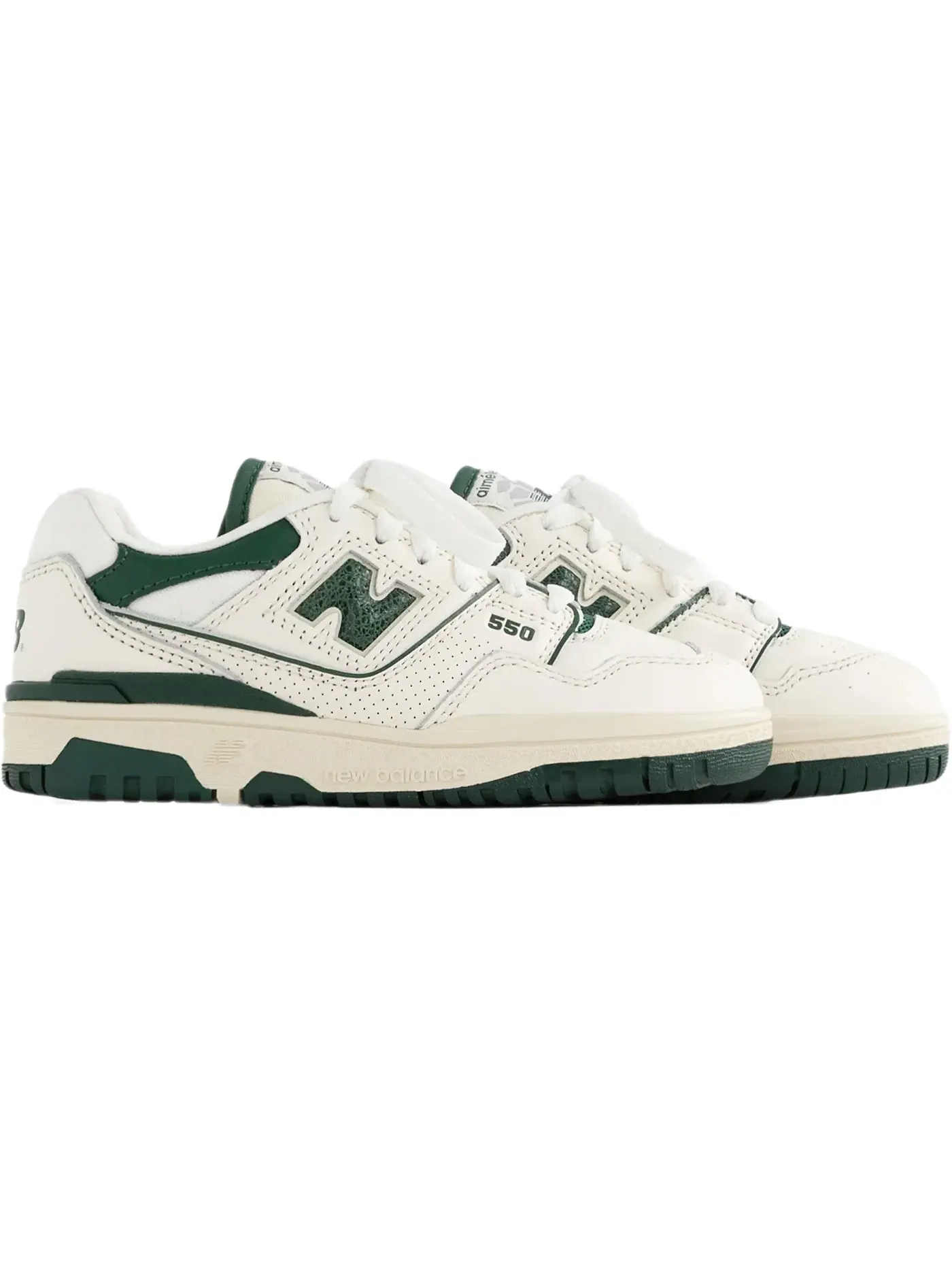 Детские кроссовки Lifestyle New Balance 550 — изображение 1 из 1, белый/зеленый