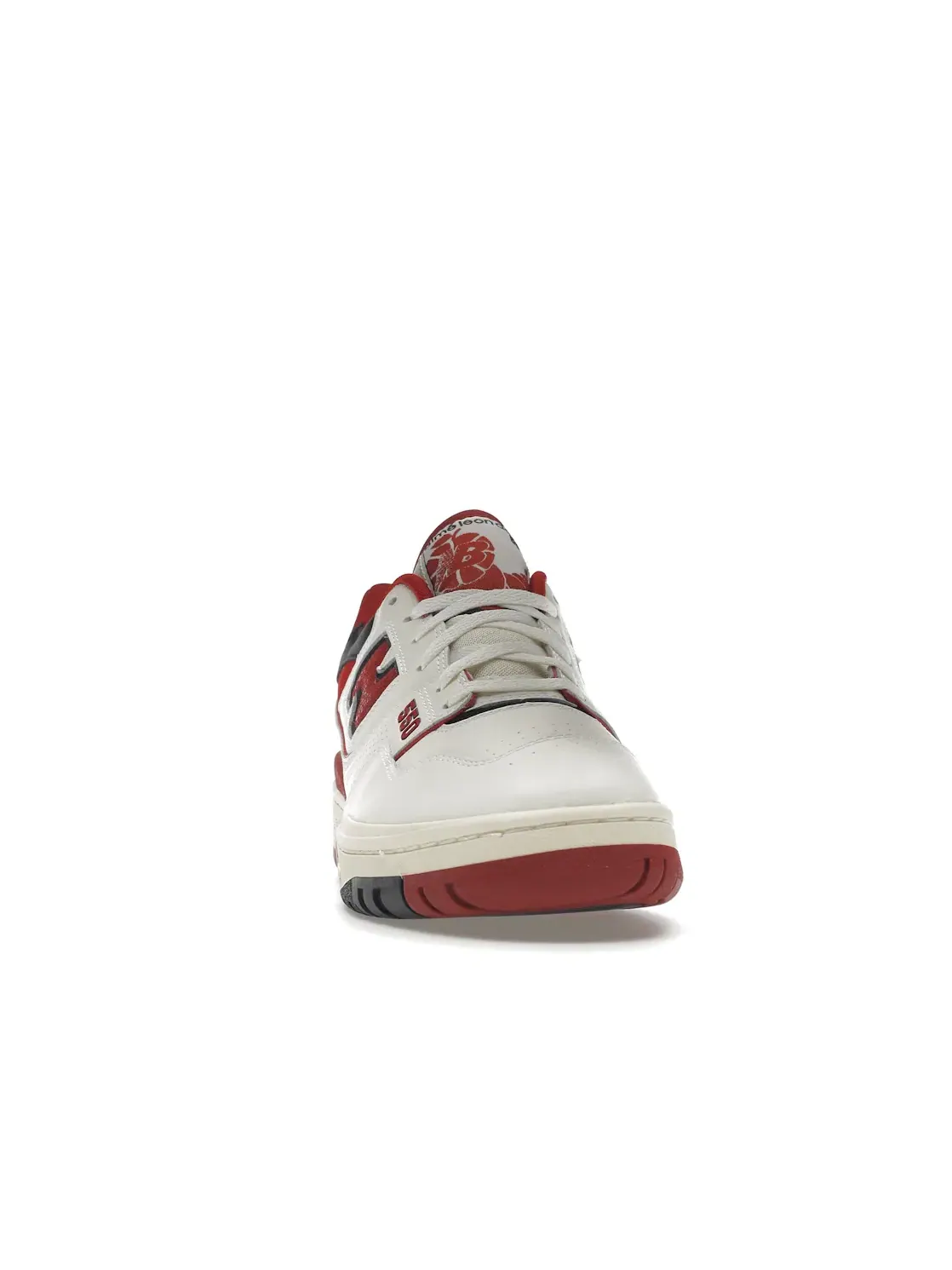Мужские кроссовки с кожаным верхом New Balance 550 — изображение 2 из 4, белый/красный