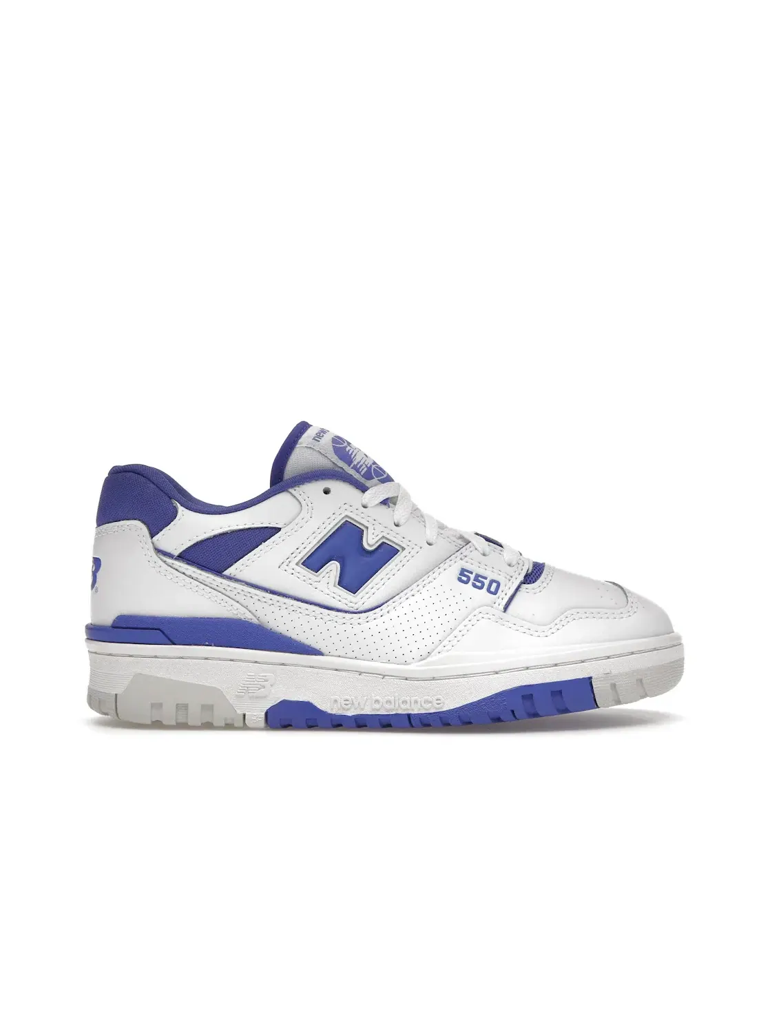 Женские кроссовки Lifestyle New Balance 550 — изображение 1 из 4, белый/фиолетовый