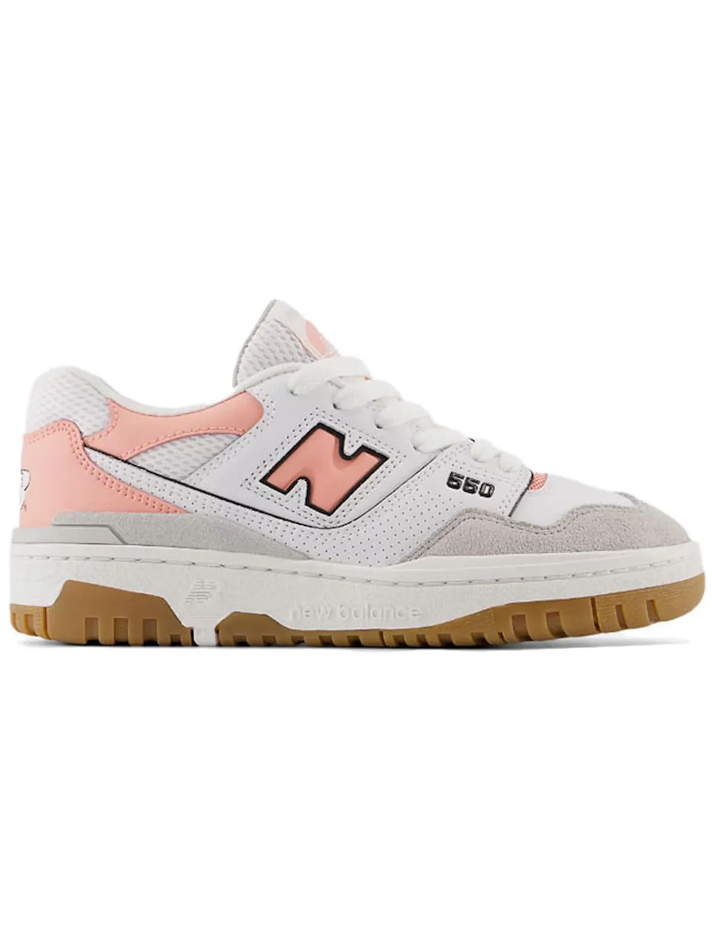 Детские кроссовки Lifestyle New Balance 550 — изображение 1 из 1, серый/розовый