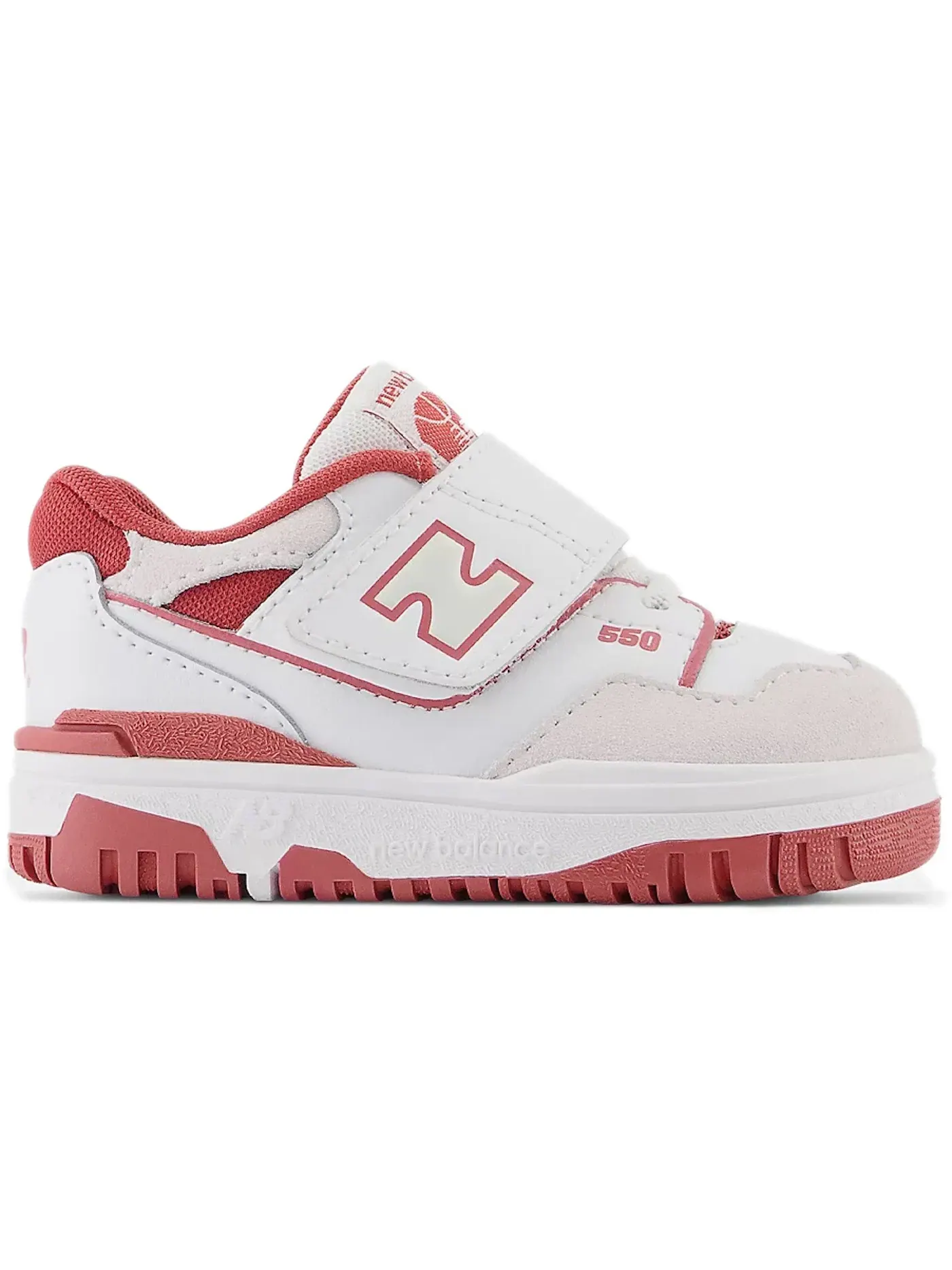 Детские кроссовки Lifestyle New Balance 550 Bungee Lace Strap — изображение 1 из 1, белый