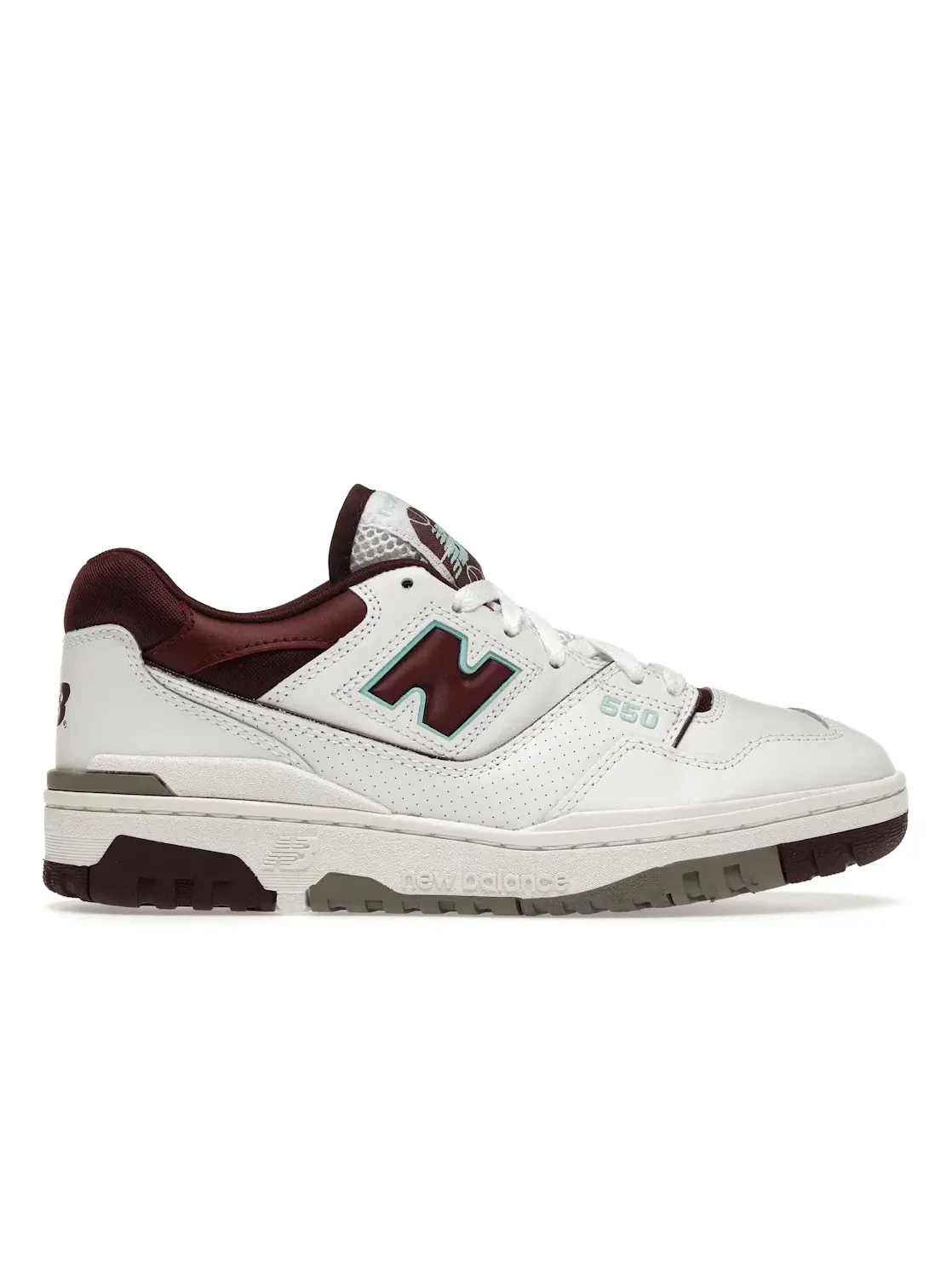 Мужские кроссовки Lifestyle New Balance 550 — изображение 1 из 4, белый/бордовый/голубой