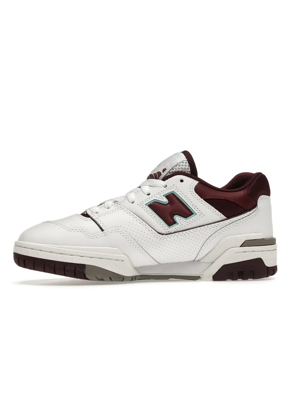 Мужские кроссовки Lifestyle New Balance 550 — изображение 3 из 4, белый/бордовый/голубой