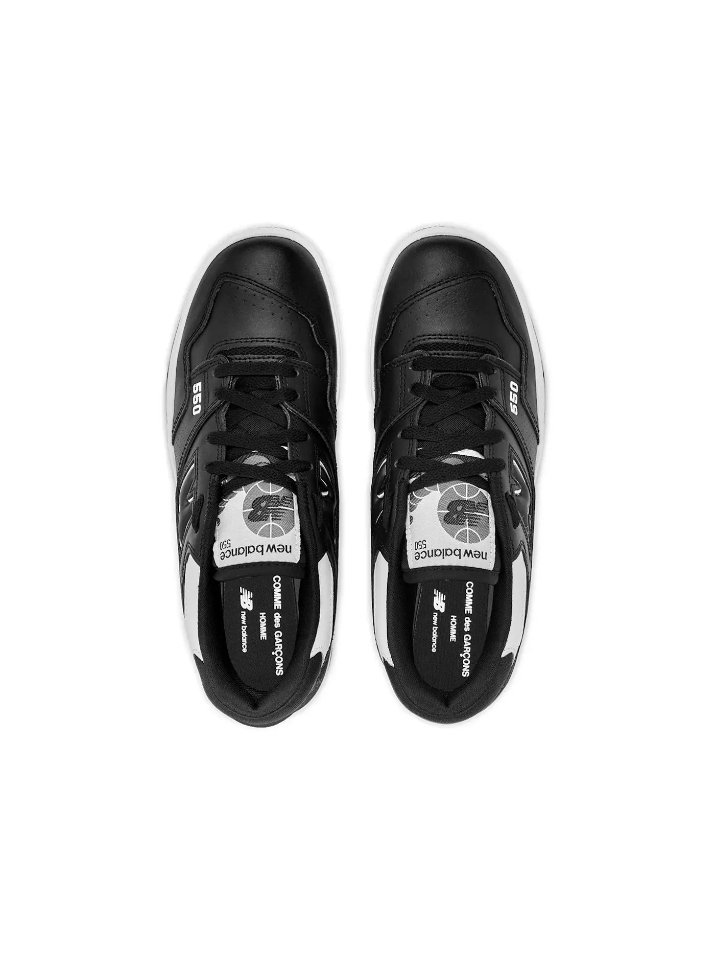 Мужские кроссовки Lifestyle New Balance 550 Comme des Garcons Homme — изображение 3 из 3, черный/белый