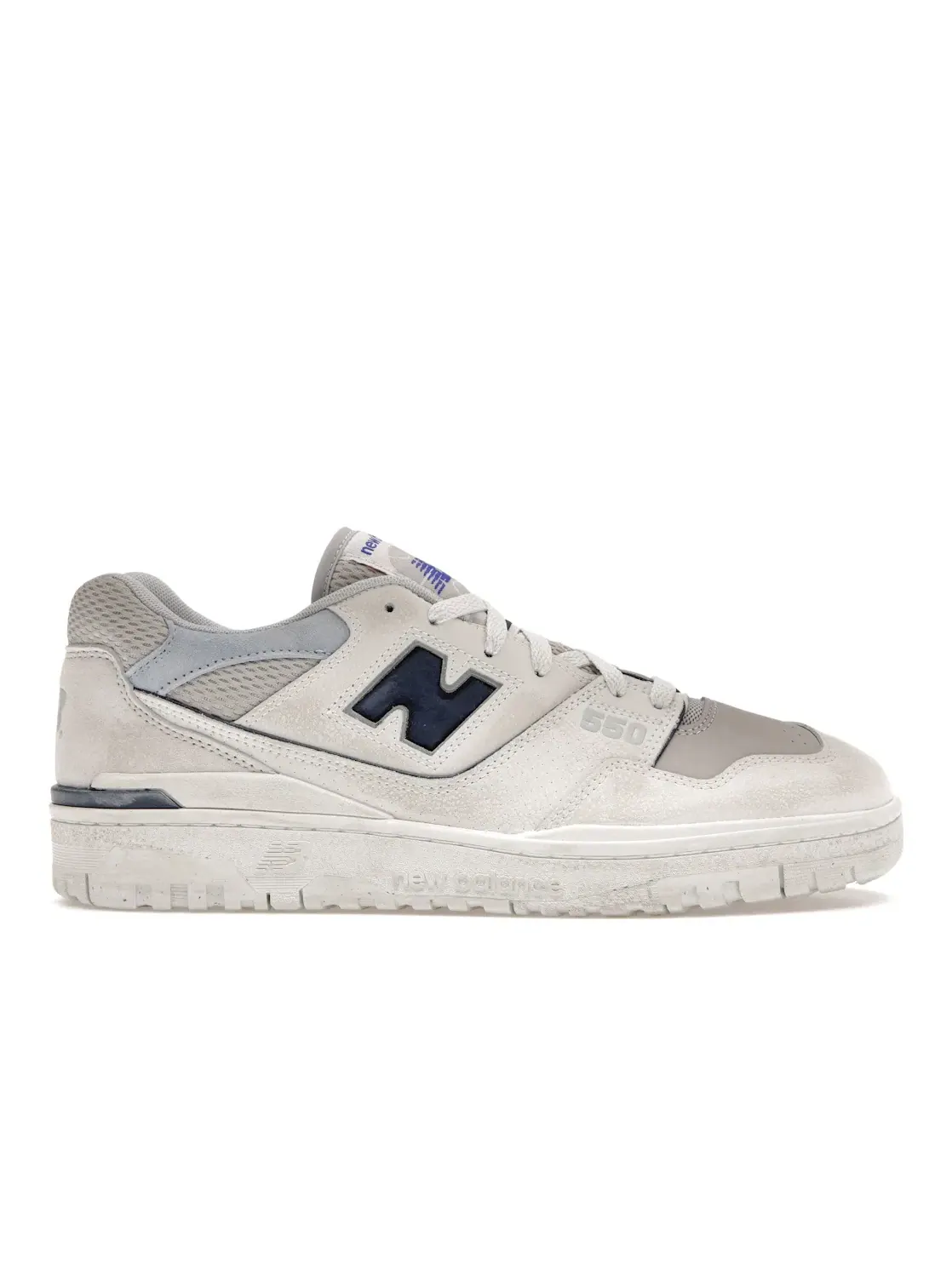 Мужские кроссовки с замшевым верхом New Balance 550 — изображение 1 из 4, темно-синий
