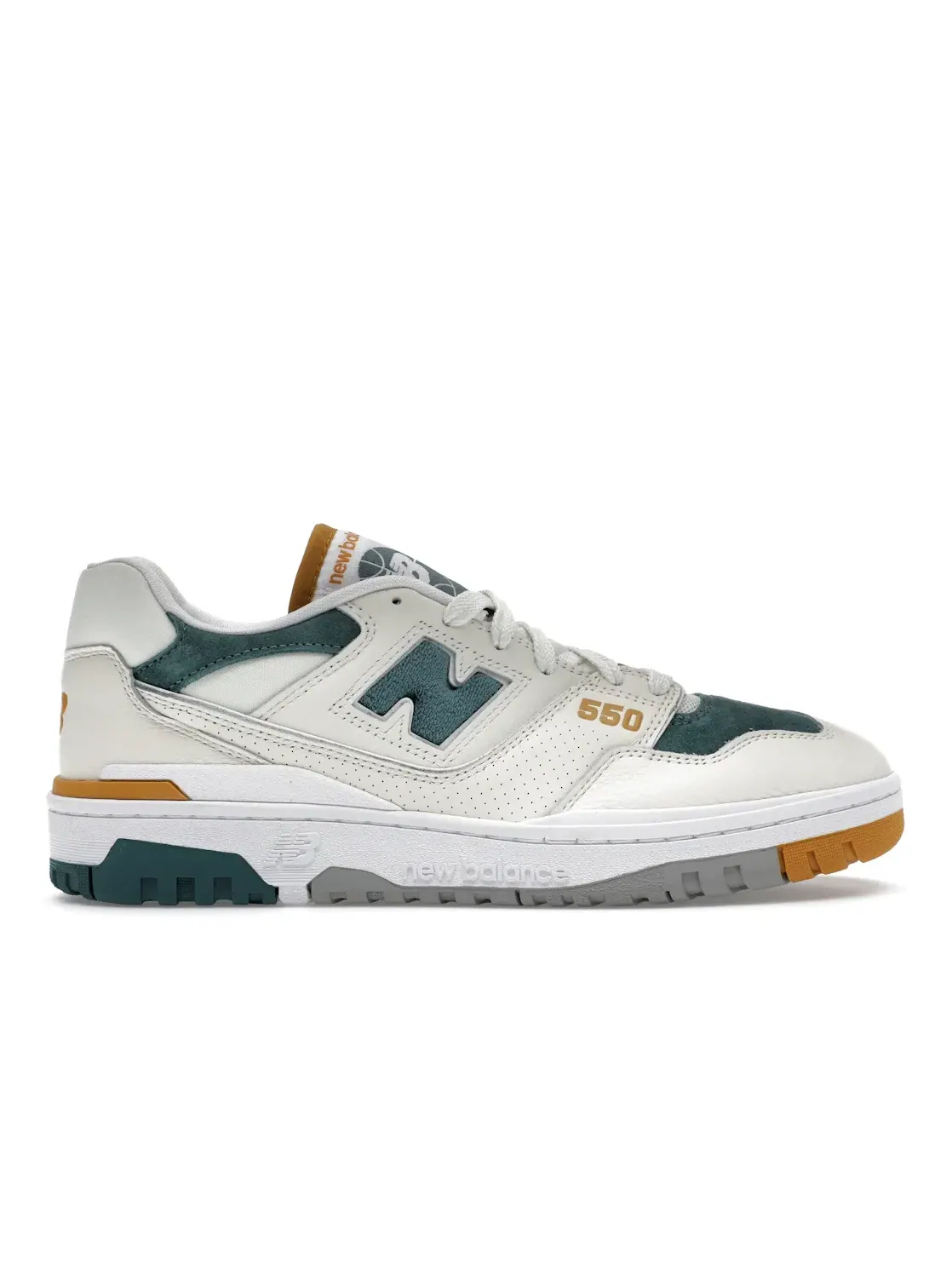 Мужские кроссовки Lifestyle New Balance 550 — изображение 1 из 4, белый/зеленый