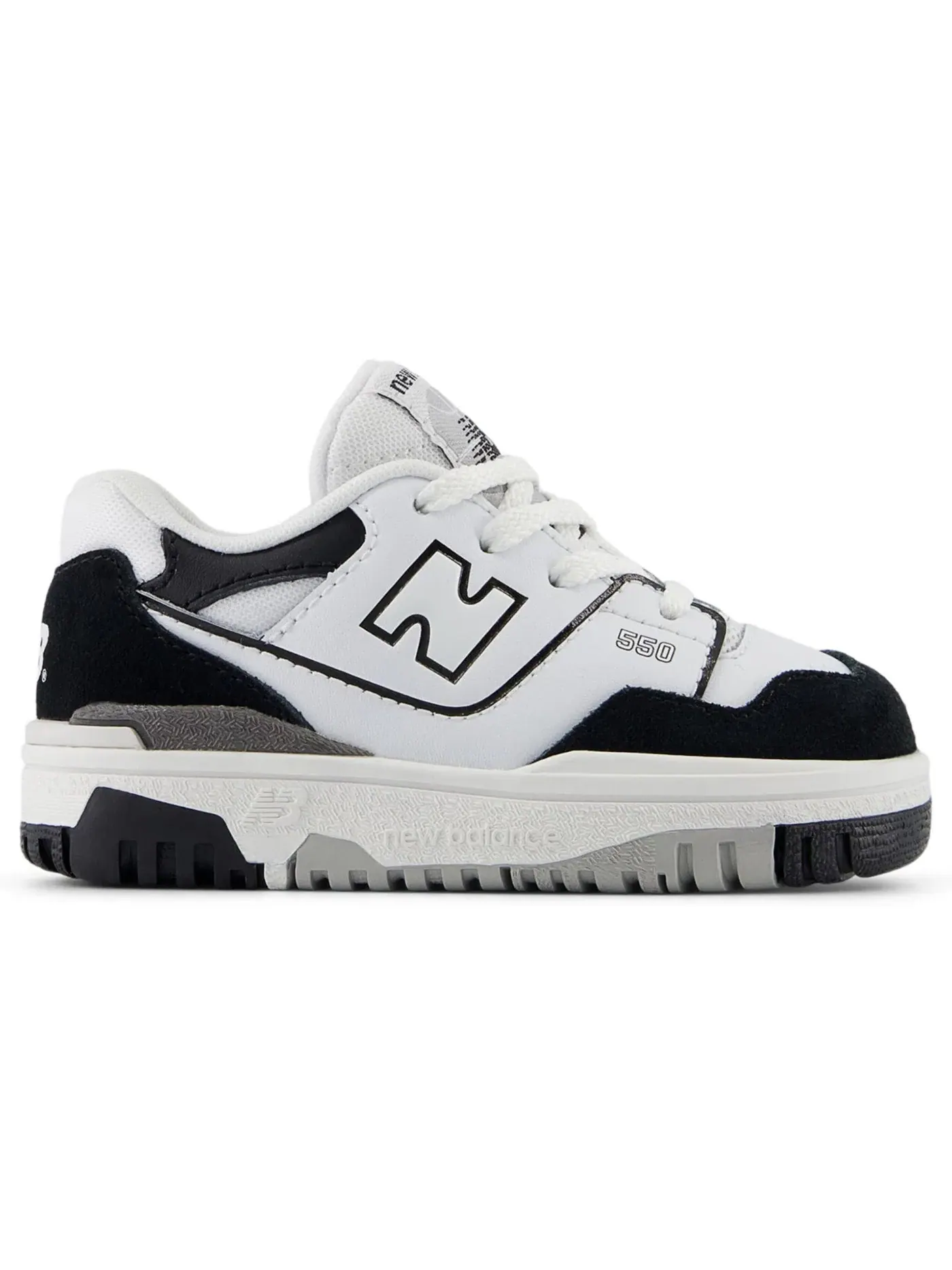 Детские кроссовки Lifestyle New Balance 550 Lace — изображение 1 из 1, белый/черный
