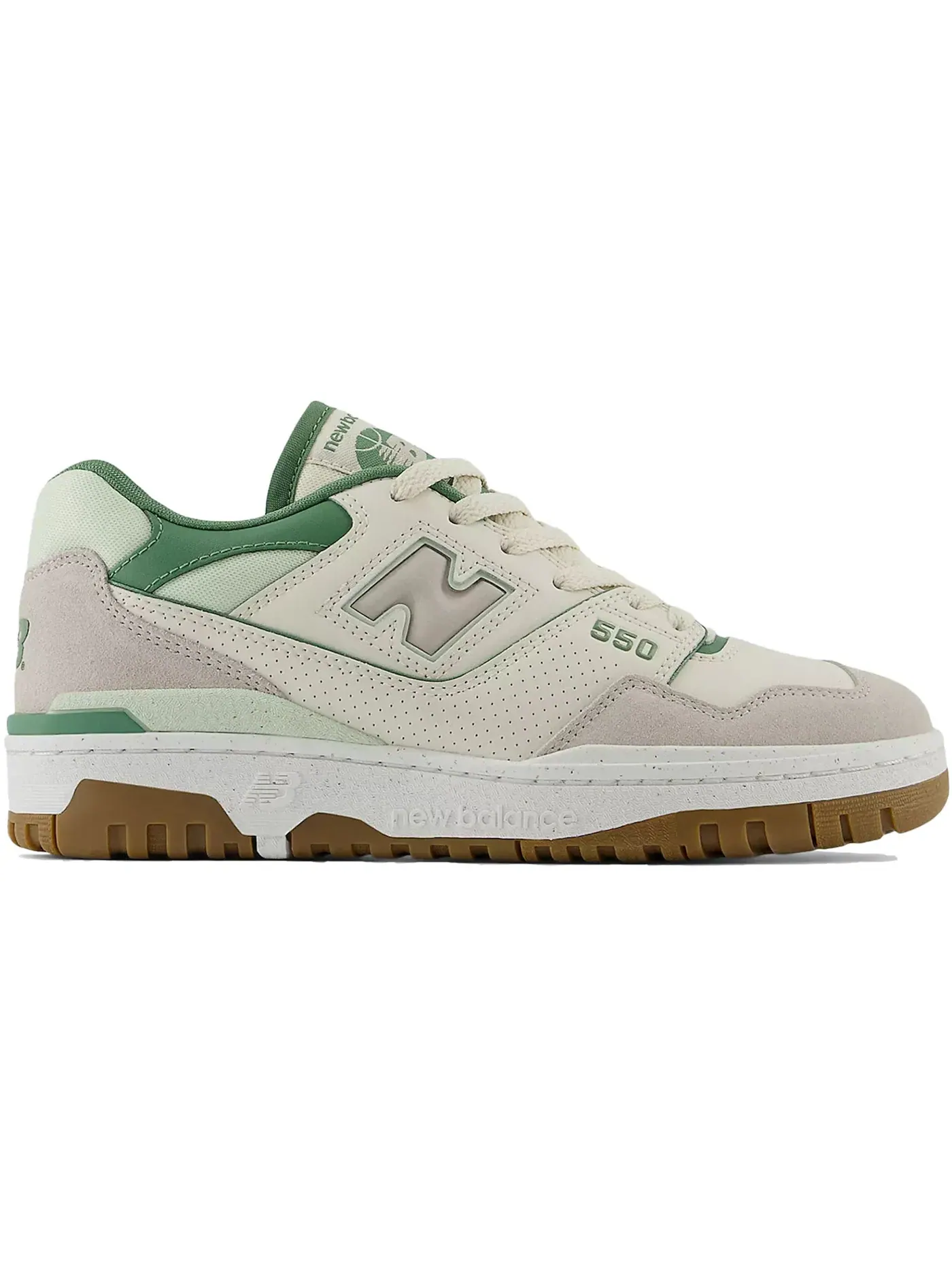 Женские кроссовки Lifestyle New Balance 550 — изображение 1 из 1, натуральный/зеленый
