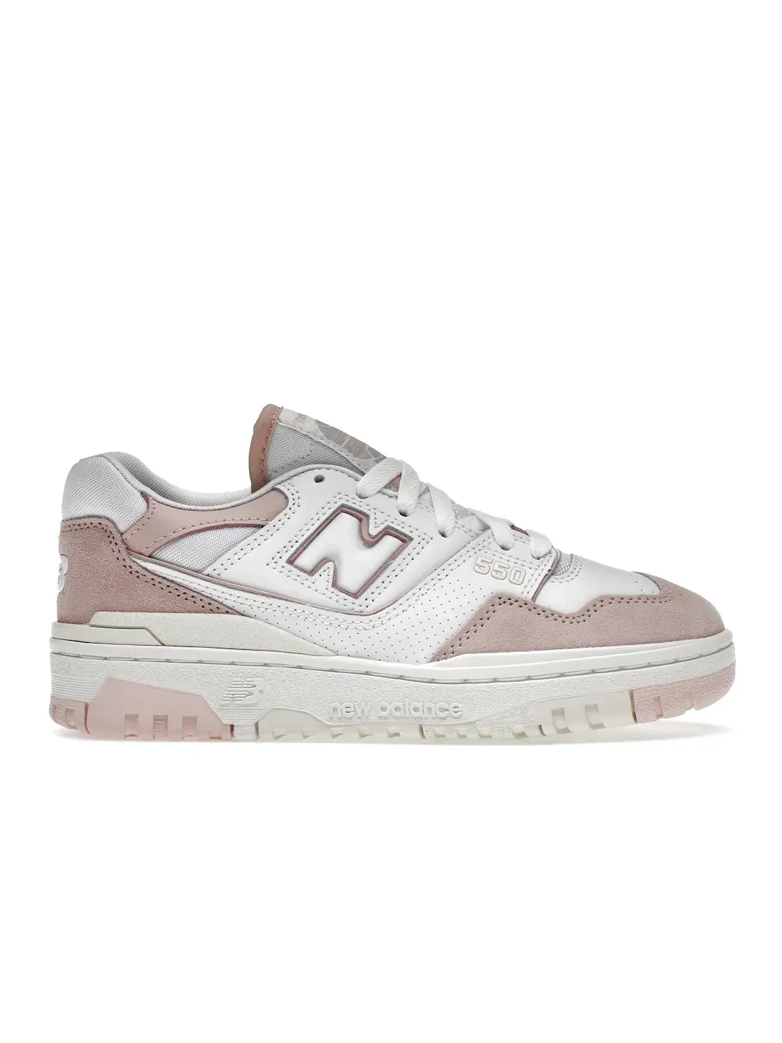 Женские кроссовки с низким вырезом New Balance 550 — изображение 1 из 4, белый
