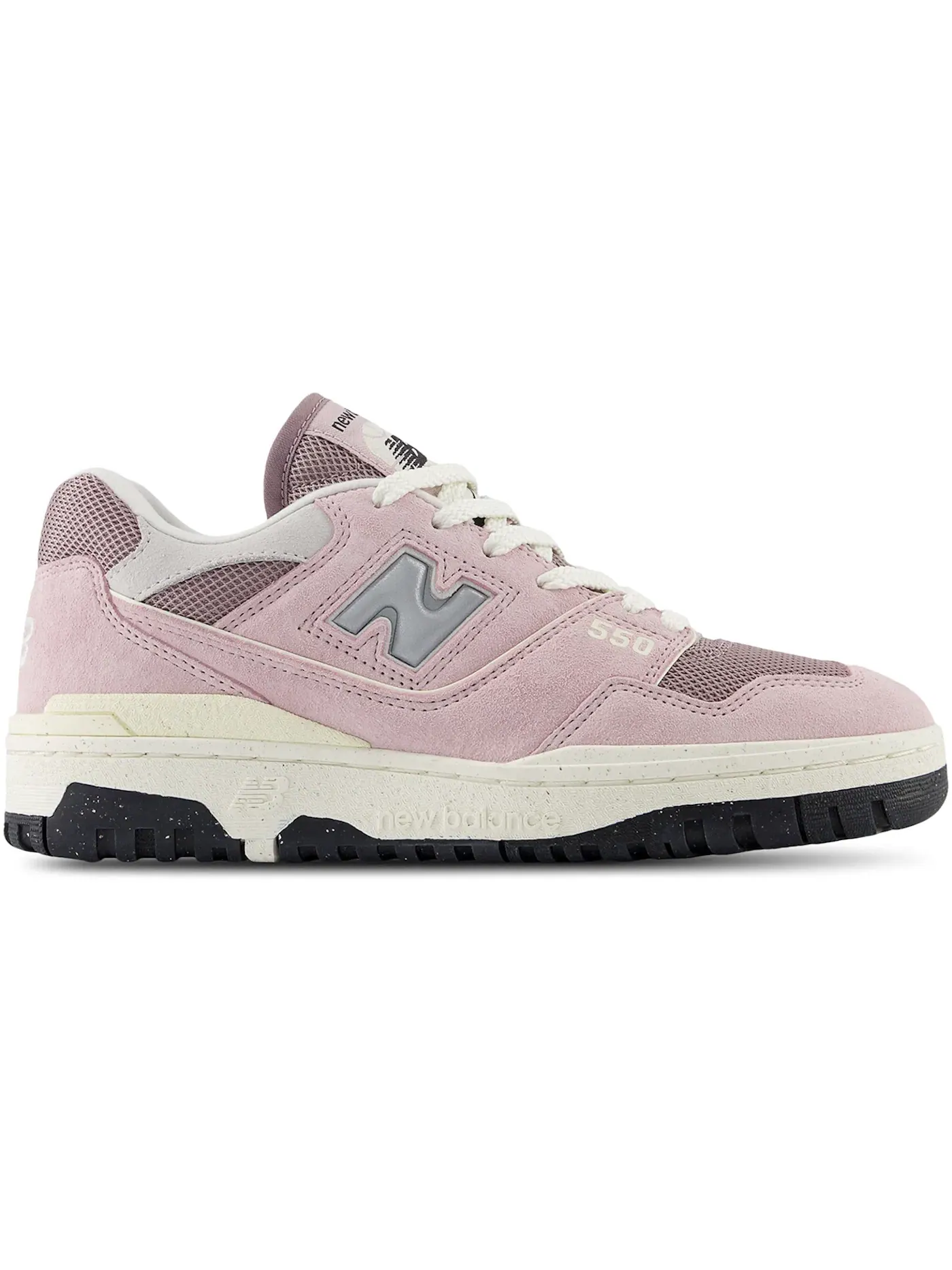 Женские кроссовки с замшевым верхом New Balance 550 — изображение 1 из 1, розовый