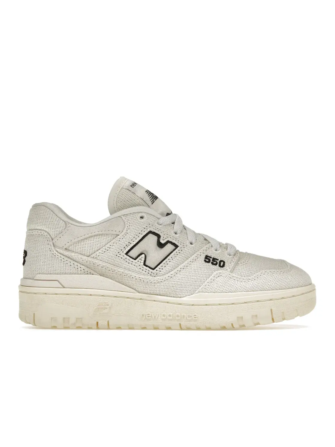 Мужские кроссовки с ретро-дизайном New Balance 550 — изображение 1 из 4, черный