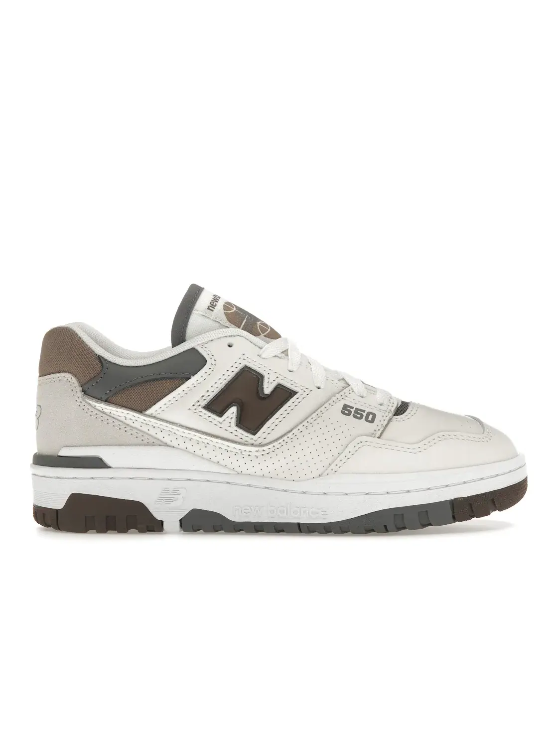 Мужские кроссовки Lifestyle New Balance 550, Sea Salt/Dark Mushroom/Castlerock — изображение 1 из 4