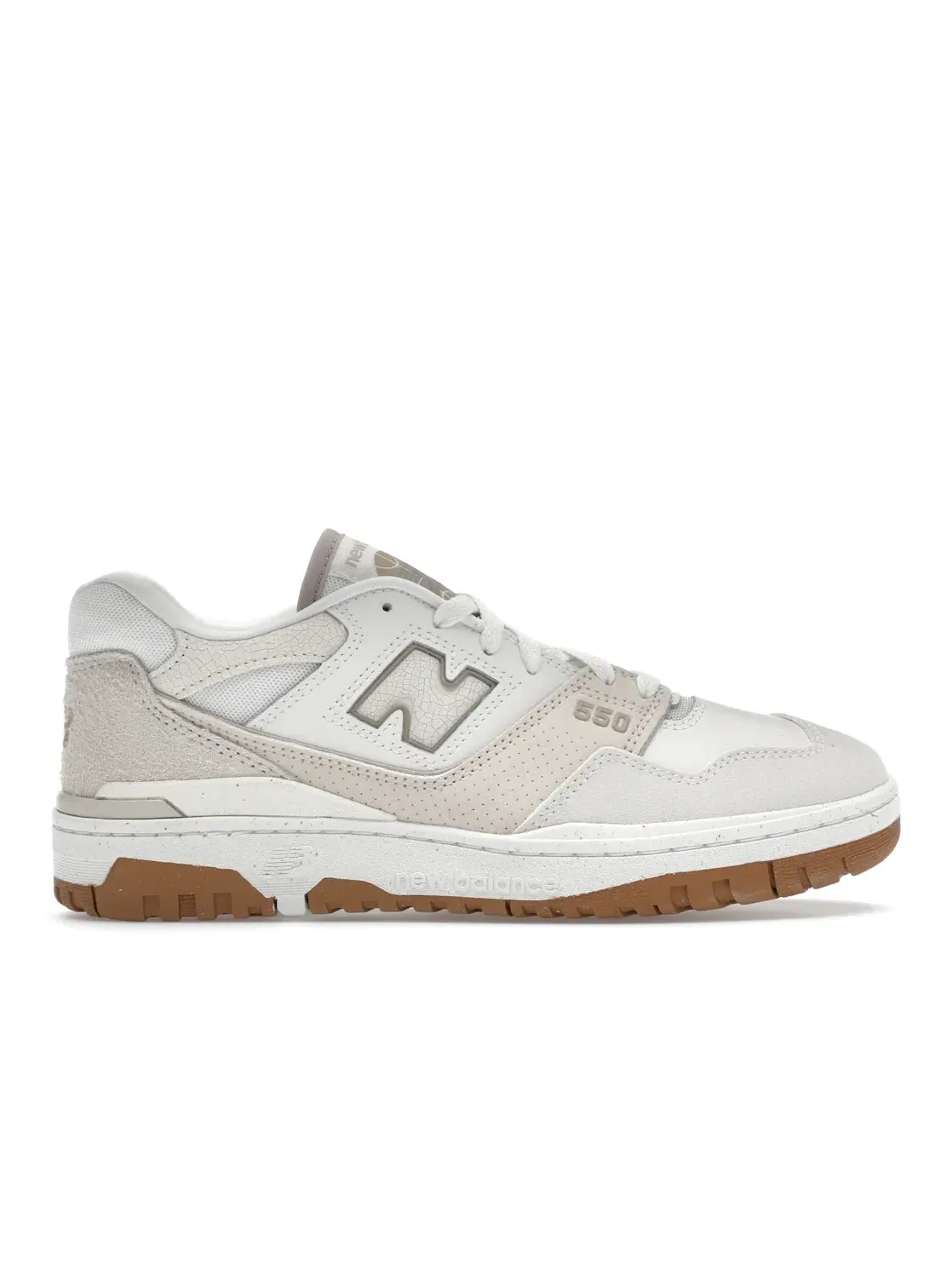 Женские кроссовки с кожаным верхом New Balance 550, Sea Salt/Linen/Stoneware — изображение 1 из 4