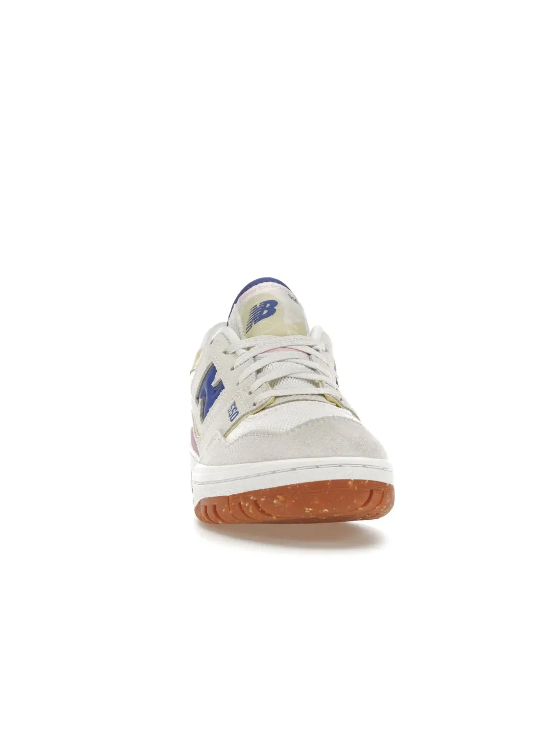 Женские кроссовки с кожаными и замшевыми вставками New Balance 550 — изображение 2 из 4, синий