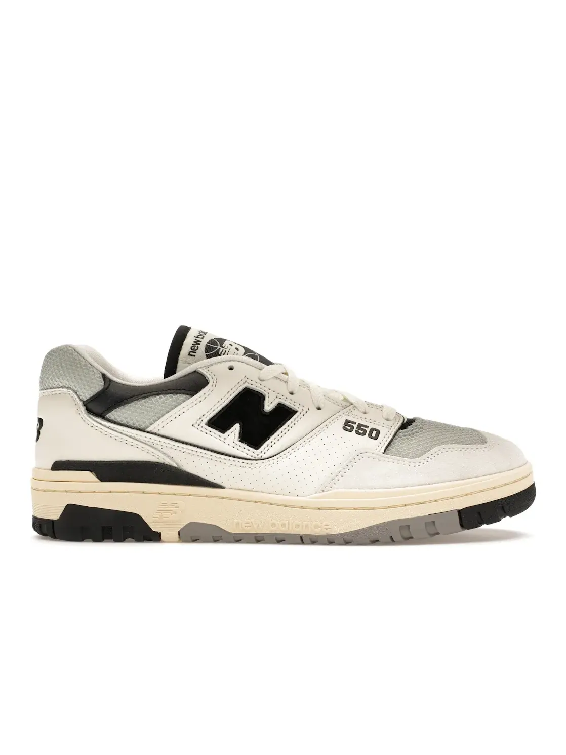 Мужские кроссовки с ретро-дизайном New Balance 550 — изображение 1 из 4, черный