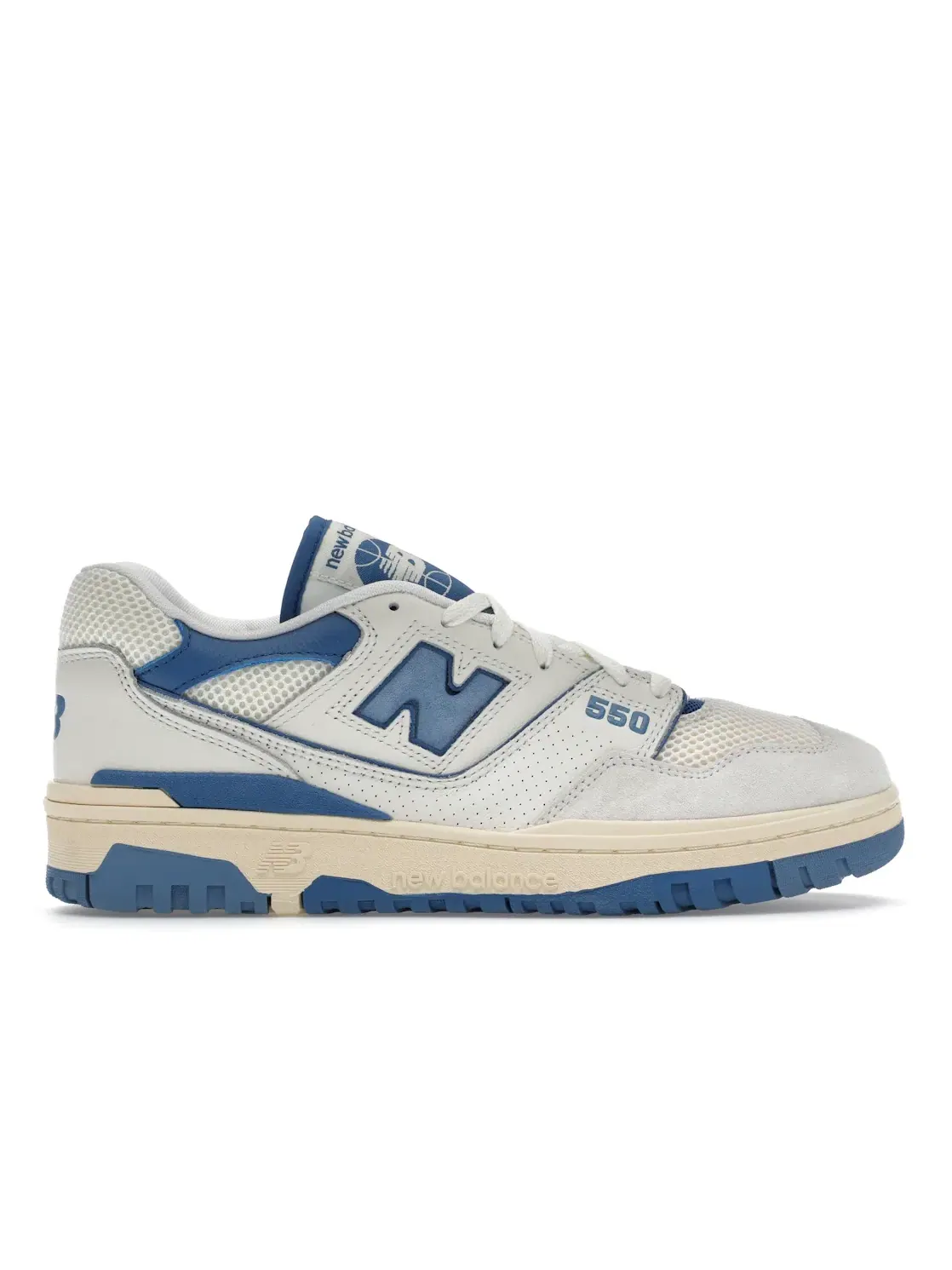 Мужские кроссовки с перфорацией New Balance 550 — изображение 1 из 4, синий