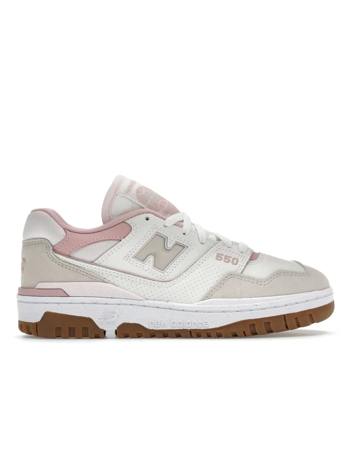 Женские кроссовки для повседневной носки New Balance 550 — изображение 1 из 4, розовый розовый