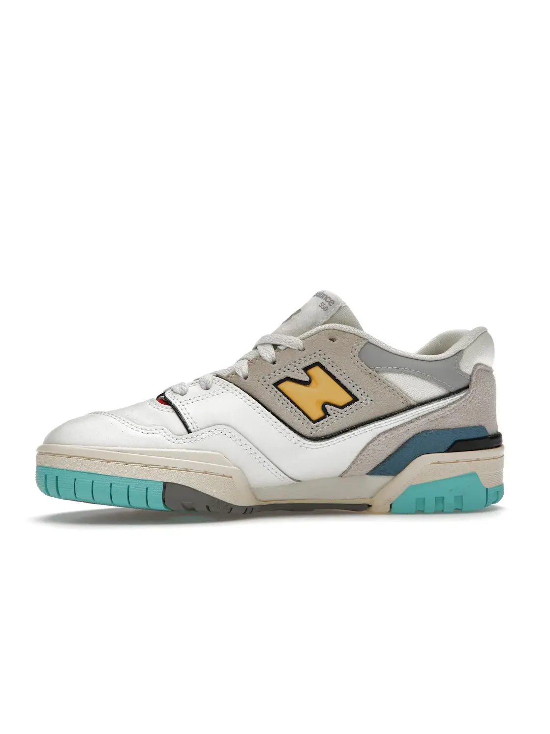 Детские кроссовки Lifestyle New Balance 550 — изображение 3 из 4, желтый кремовый белый