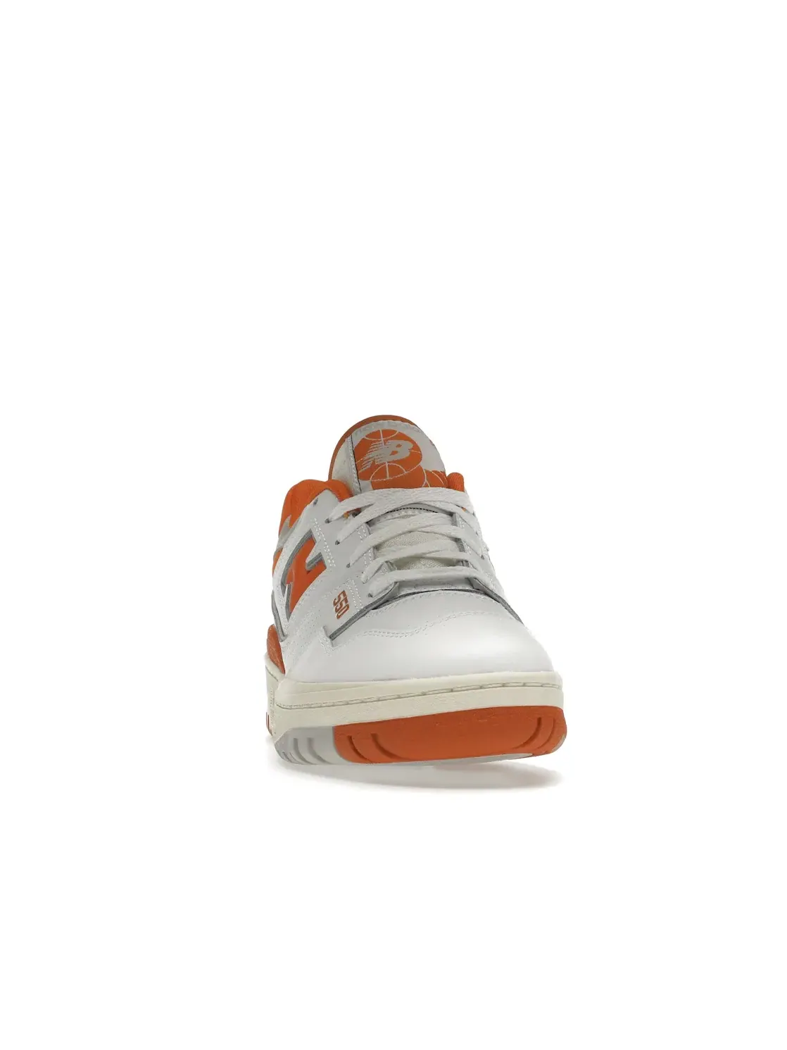 Мужские кроссовки с перфорацией New Balance 550 — изображение 2 из 4, белый/оранжевый
