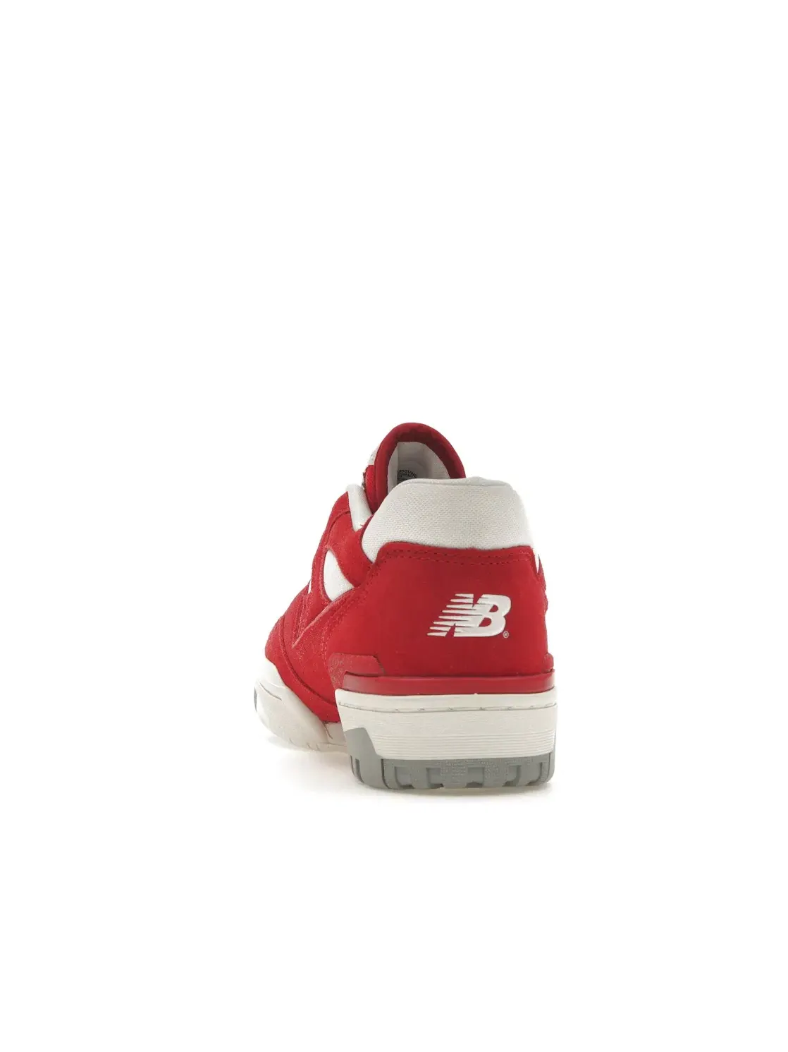 Мужские кроссовки замшевые New Balance 550 — изображение 4 из 4, красный/белый