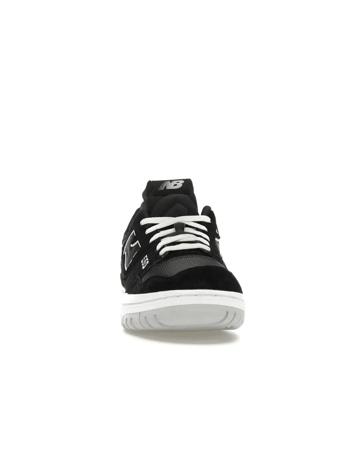 Мужские кроссовки замшевые New Balance 550 — изображение 2 из 4, черный/белый